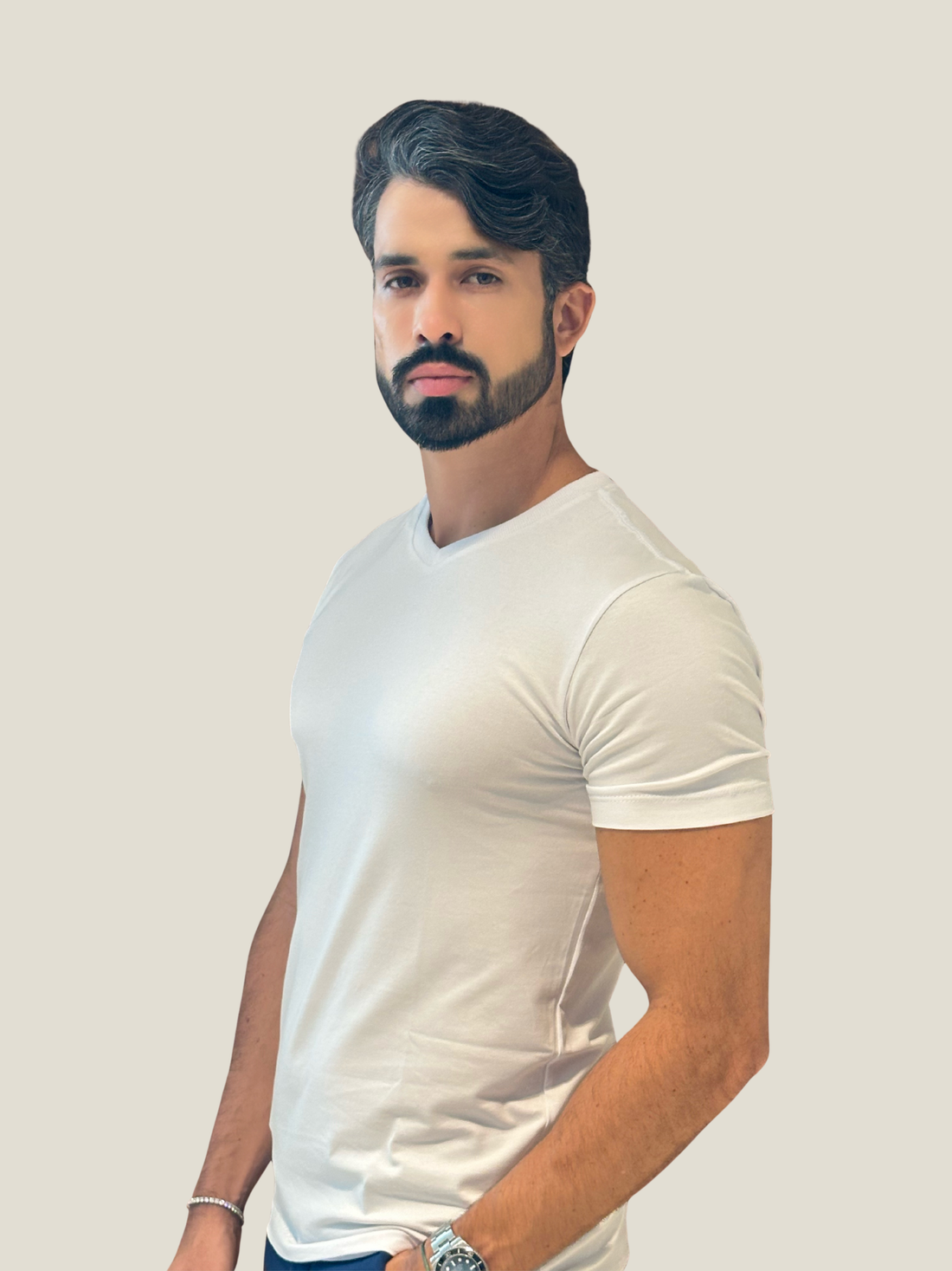CAMISA BRANCO COMFORT PARIS GOLA V