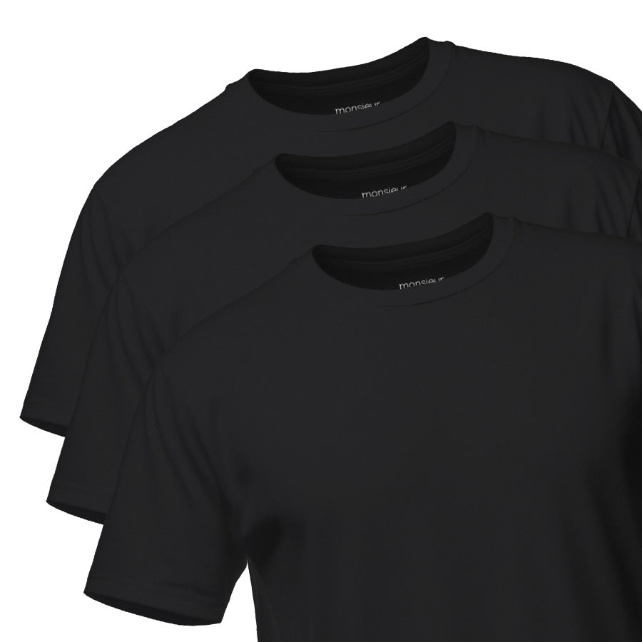 KIT 3 CAMISAS PIMA SLIM