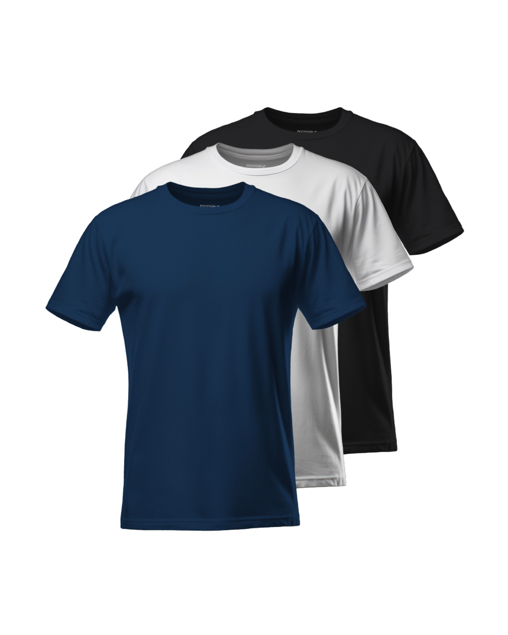 KIT 3 CAMISAS COMFORT PIMA