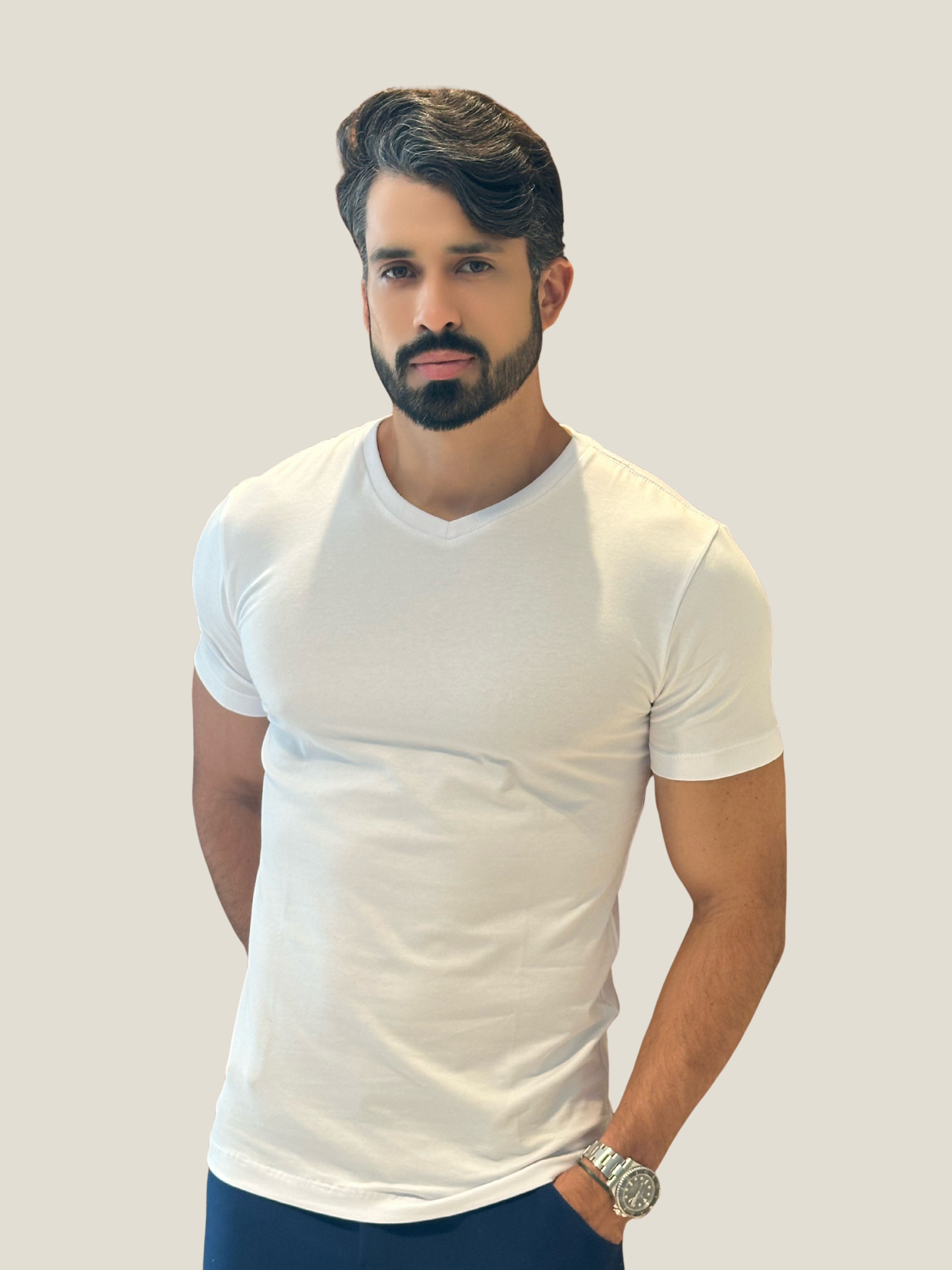 CAMISA BRANCO COMFORT PARIS GOLA V