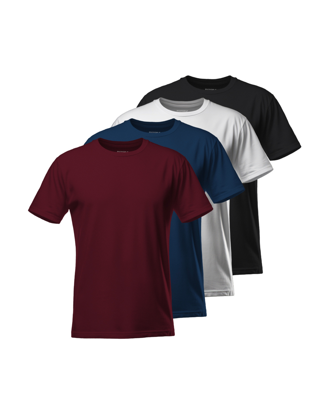 KIT 4 CAMISAS PIMA SLIM