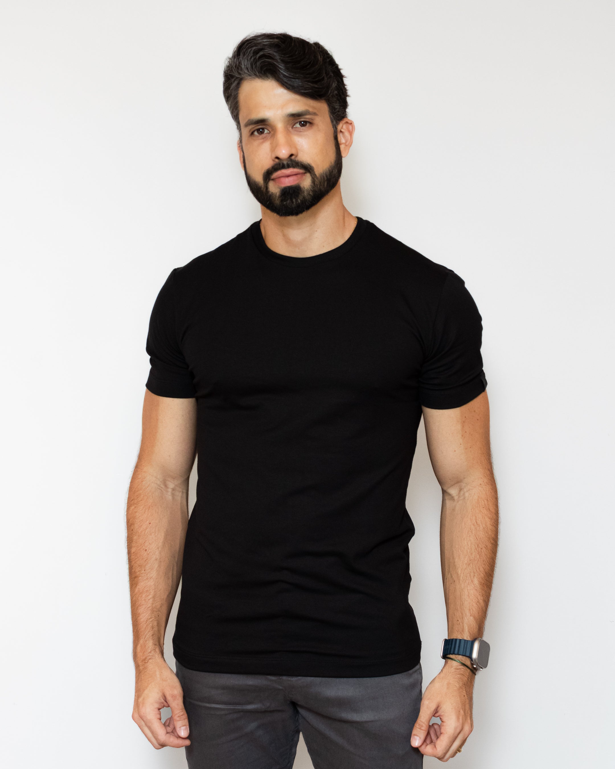 CAMISA PIMA SLIM PRETA