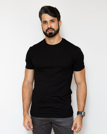 CAMISA PIMA SLIM PRETA