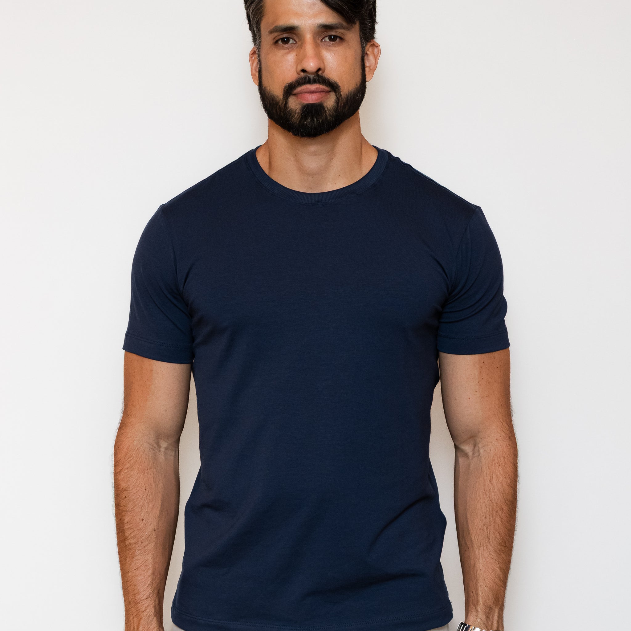 CAMISA COMFORT PIMA  AZUL
