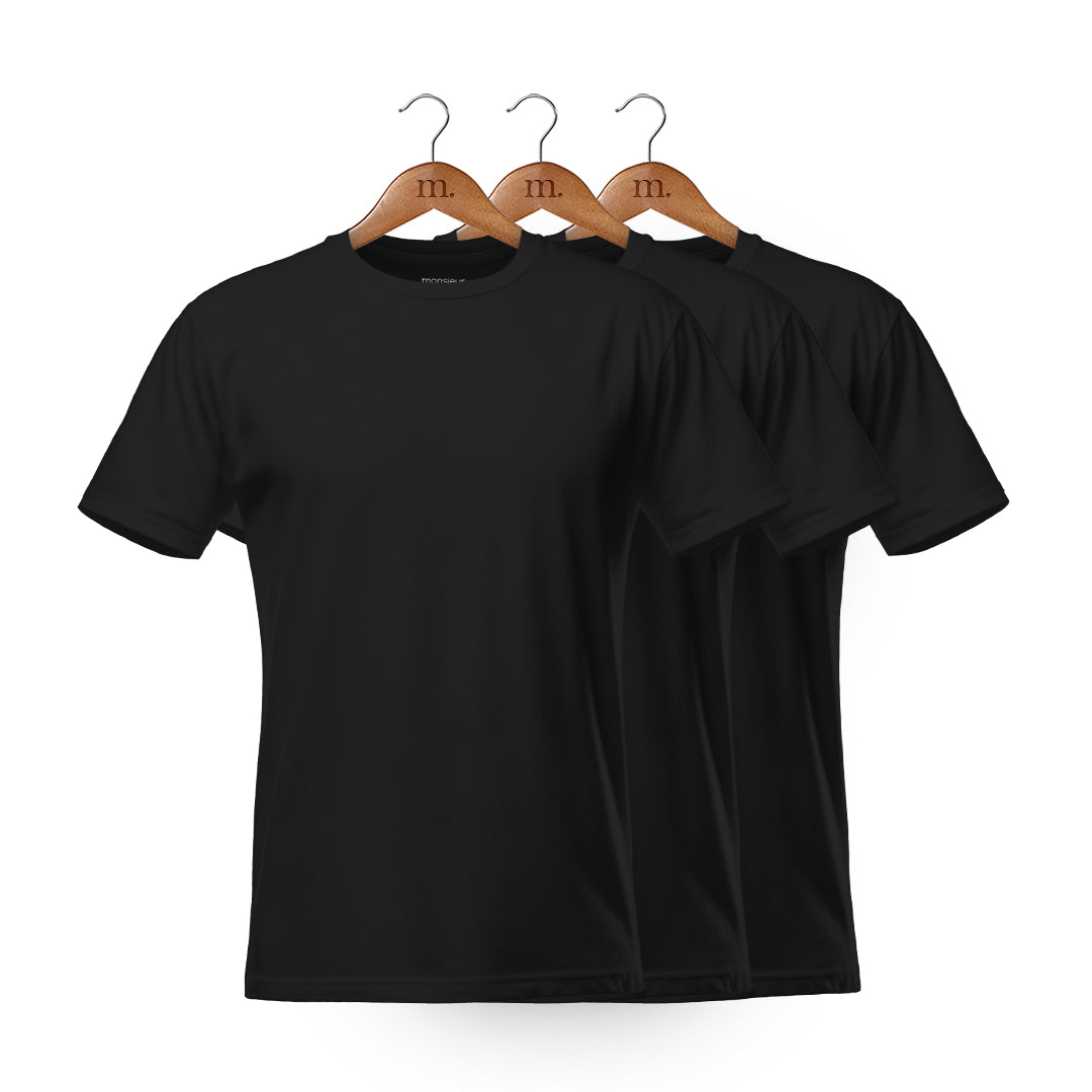 KIT 3 CAMISAS PIMA SLIM