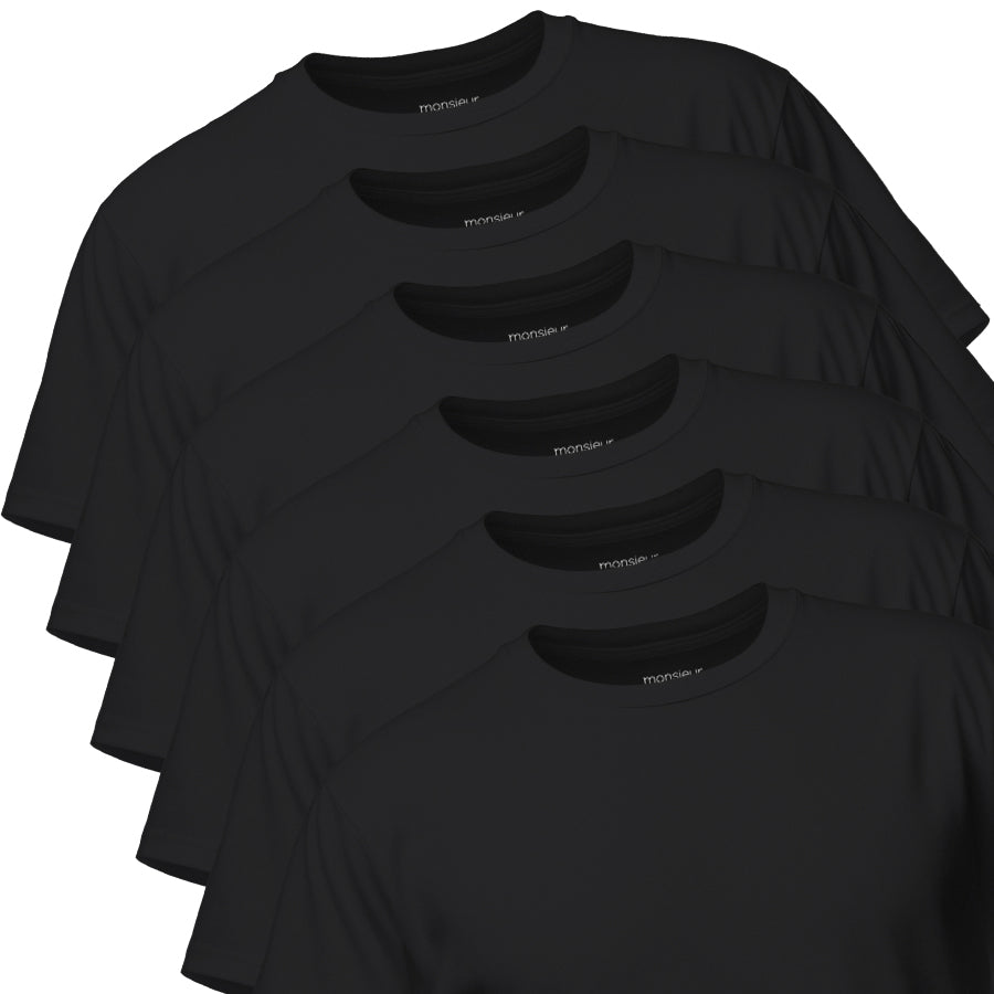 KIT 6 CAMISAS PIMA SLIM