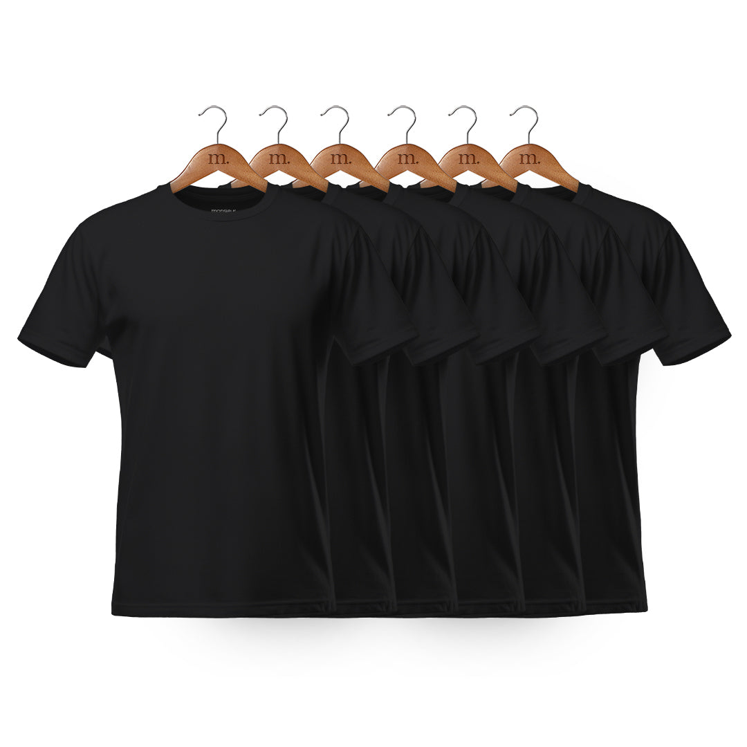 KIT 6 CAMISAS PIMA SLIM