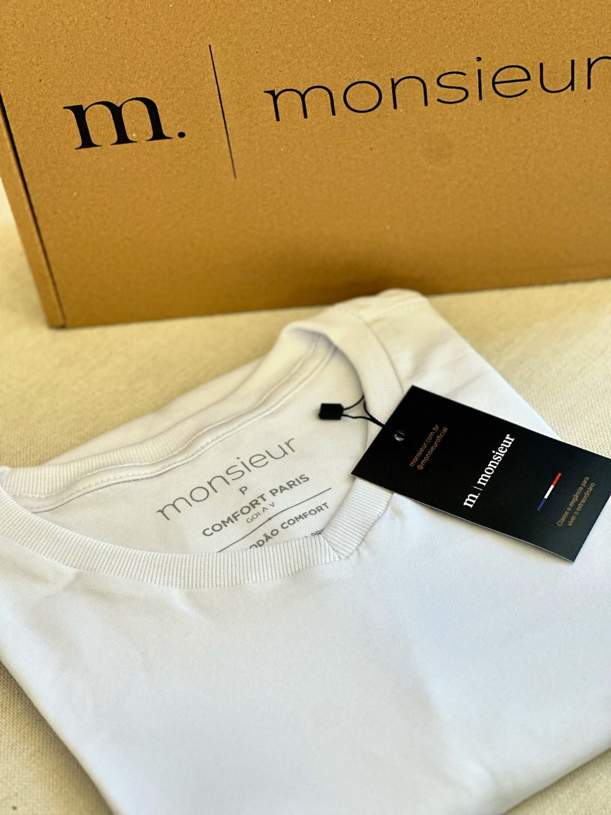 CAMISA BRANCO COMFORT PARIS GOLA V