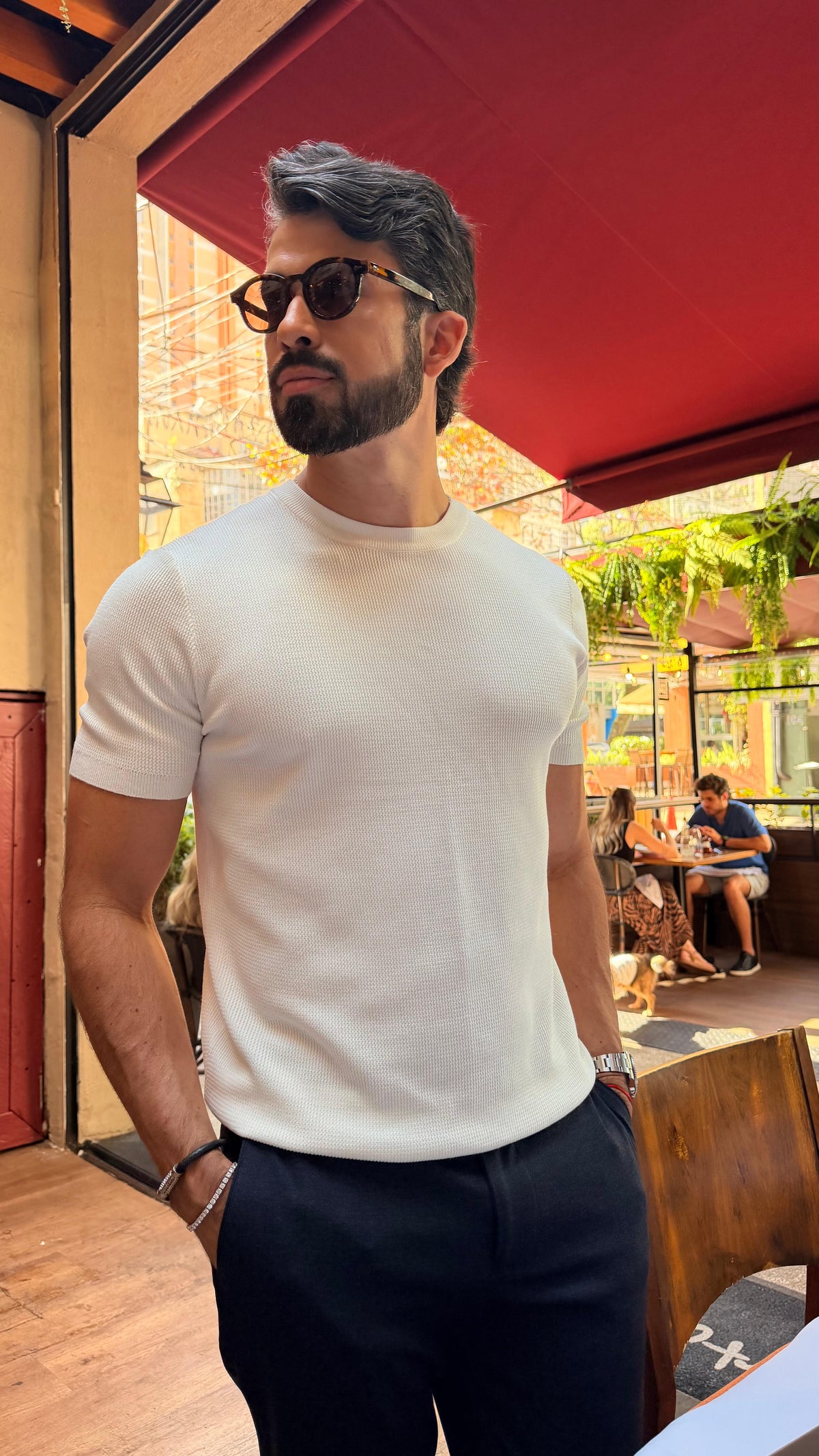 CAMISA TRICOT PARIS OFF WHITE