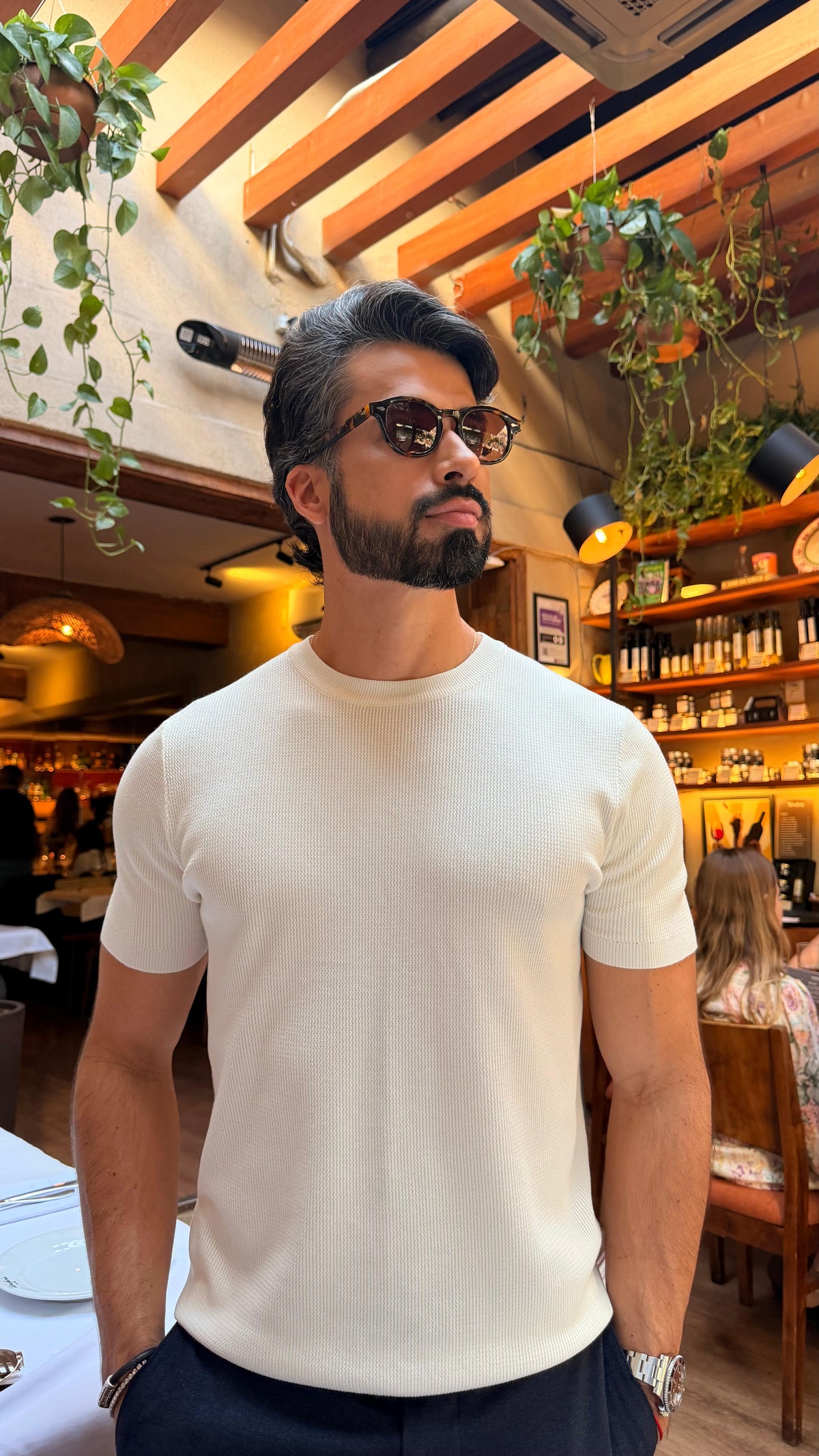 CAMISA TRICOT PARIS OFF WHITE