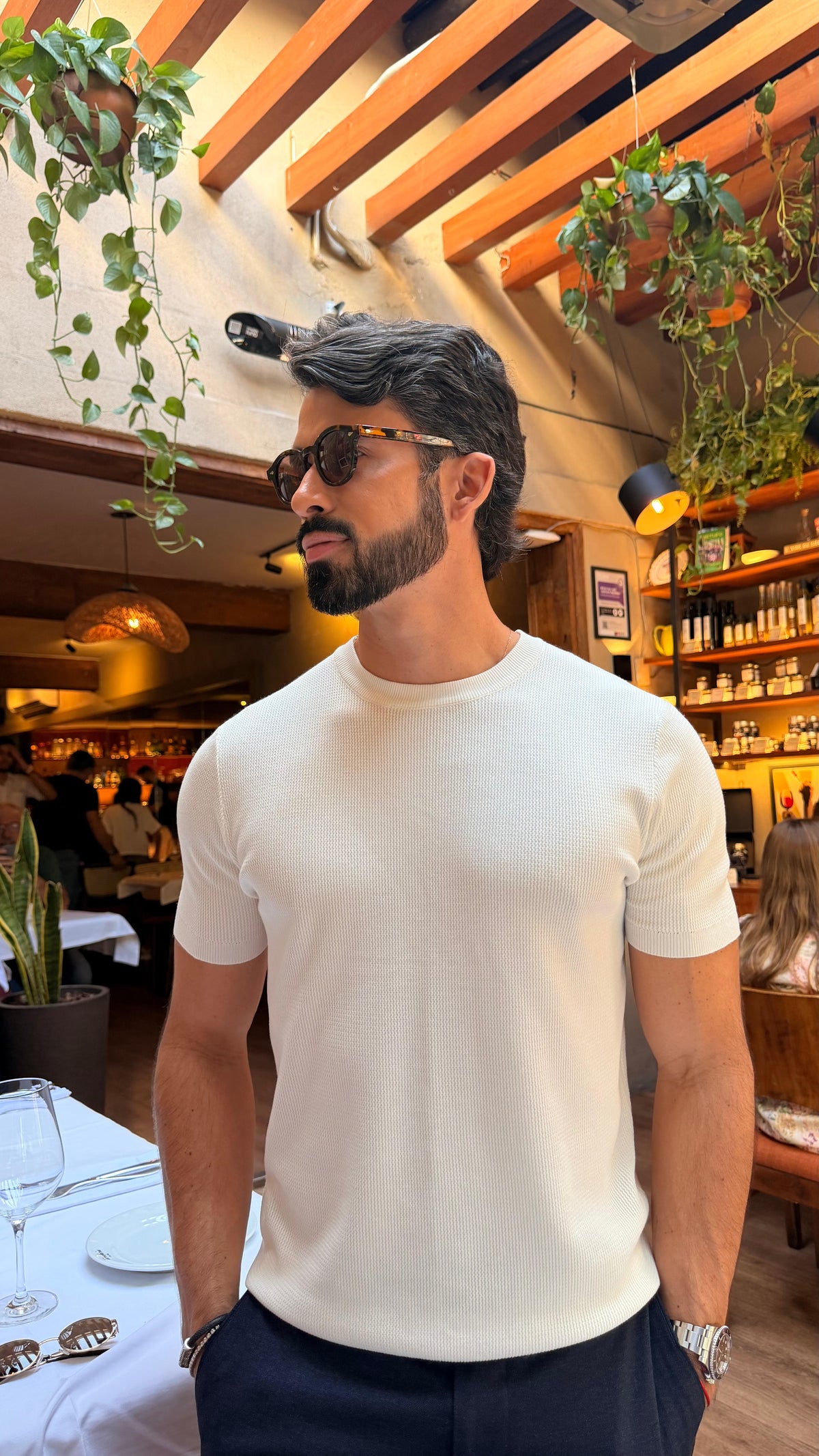 CAMISA TRICOT PARIS OFF WHITE