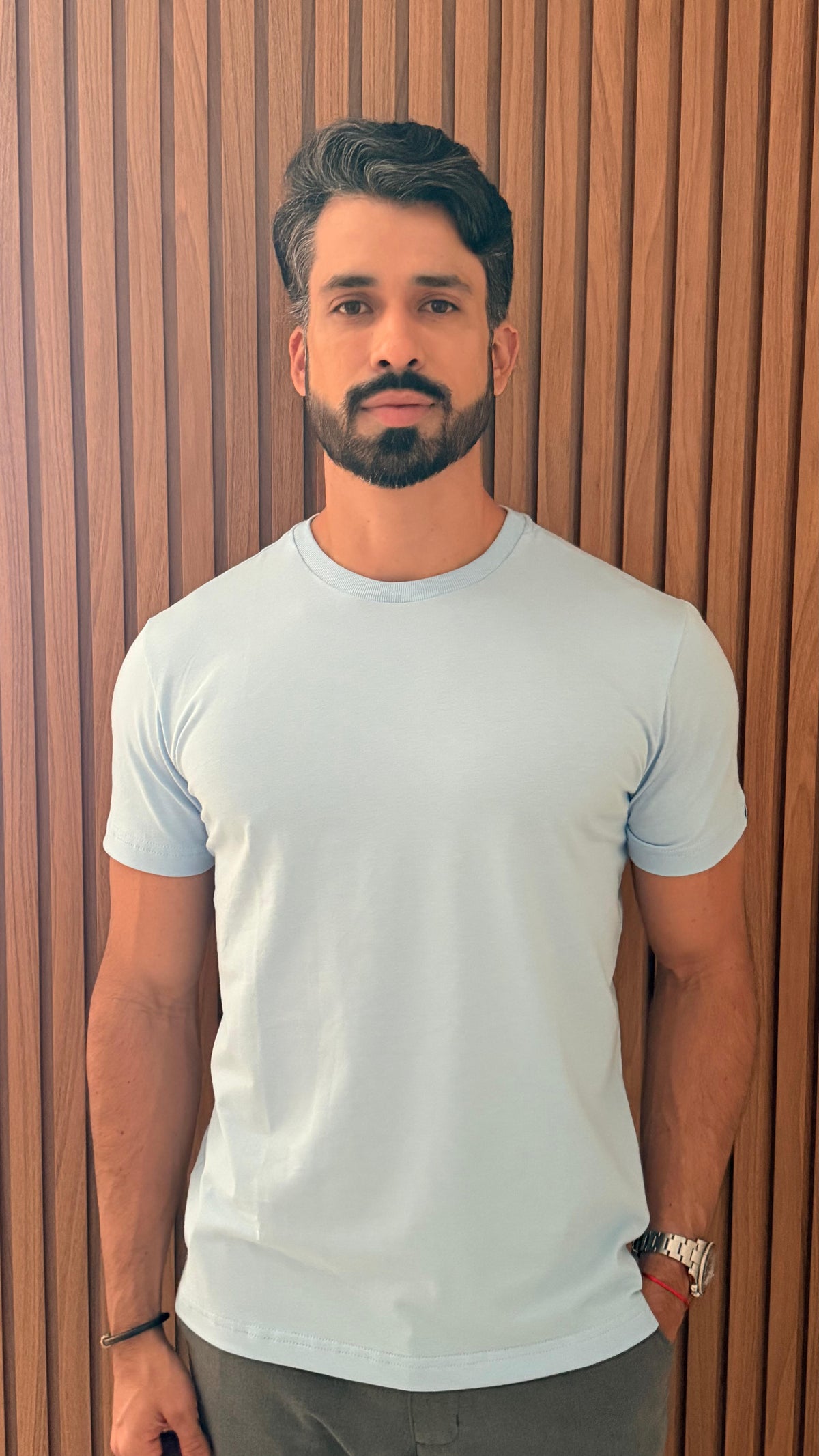 CAMISA COMFORT PARIS GOLA O AZUL CÉU