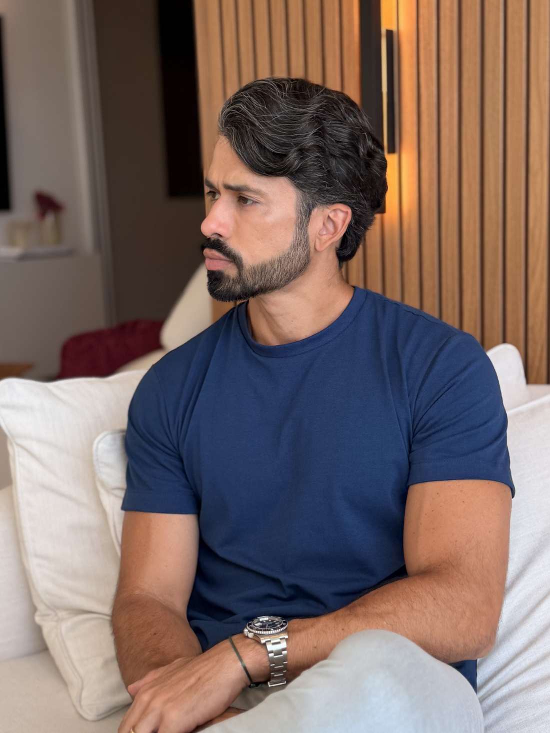 CAMISA COMFORT EIFFEL AZUL MARINHO