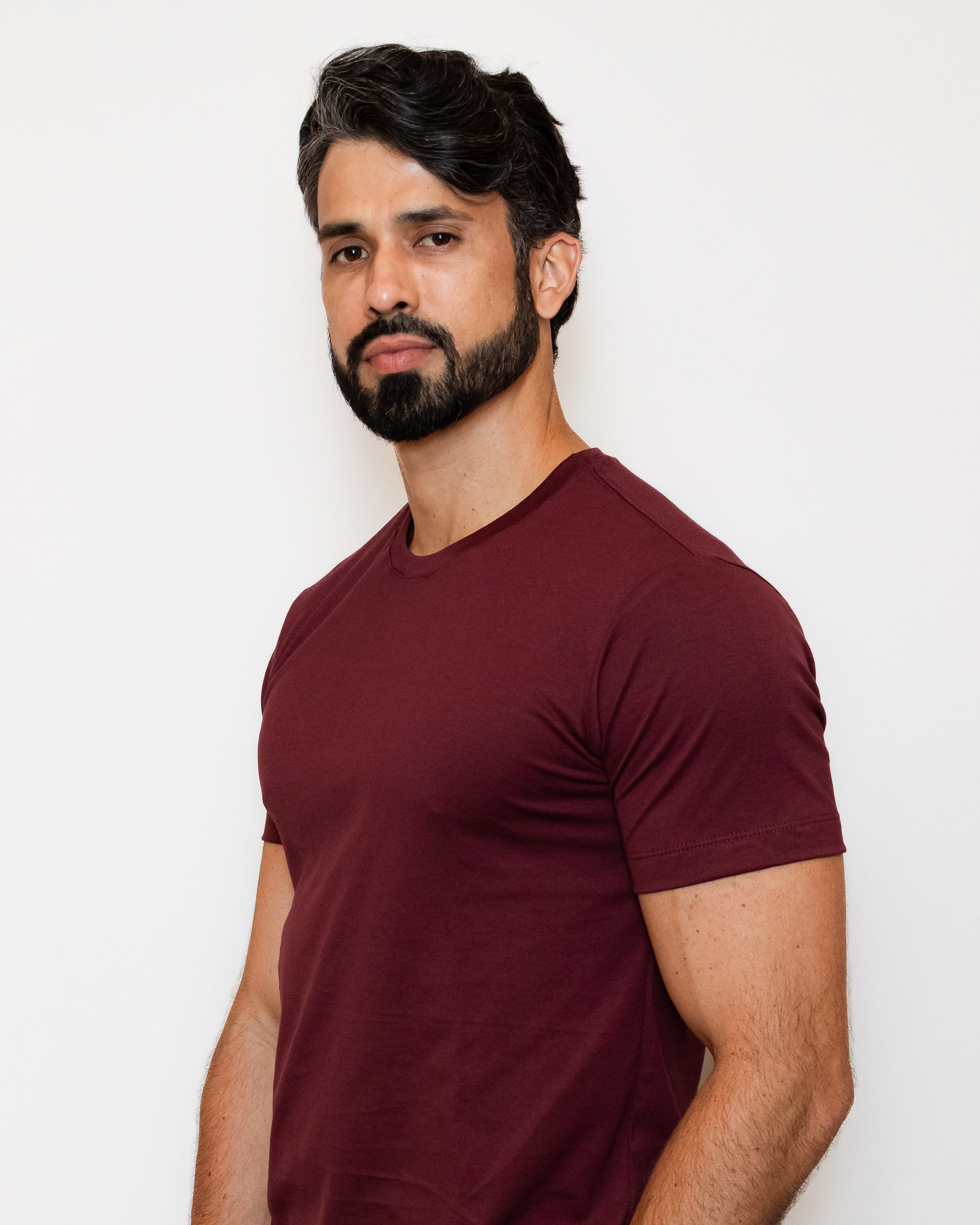 CAMISA COMFORT PIMA BORDO