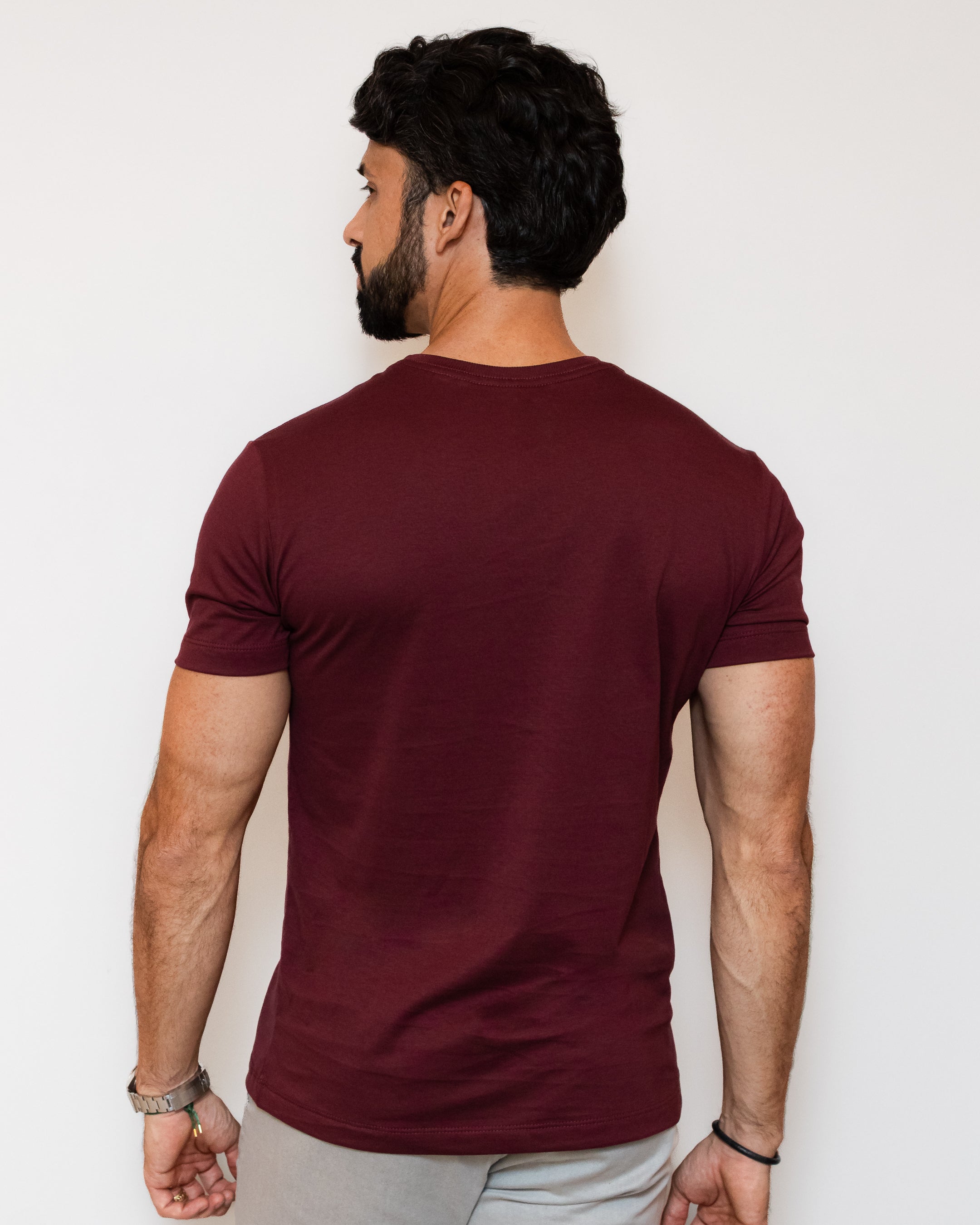 CAMISA COMFORT PIMA BORDO