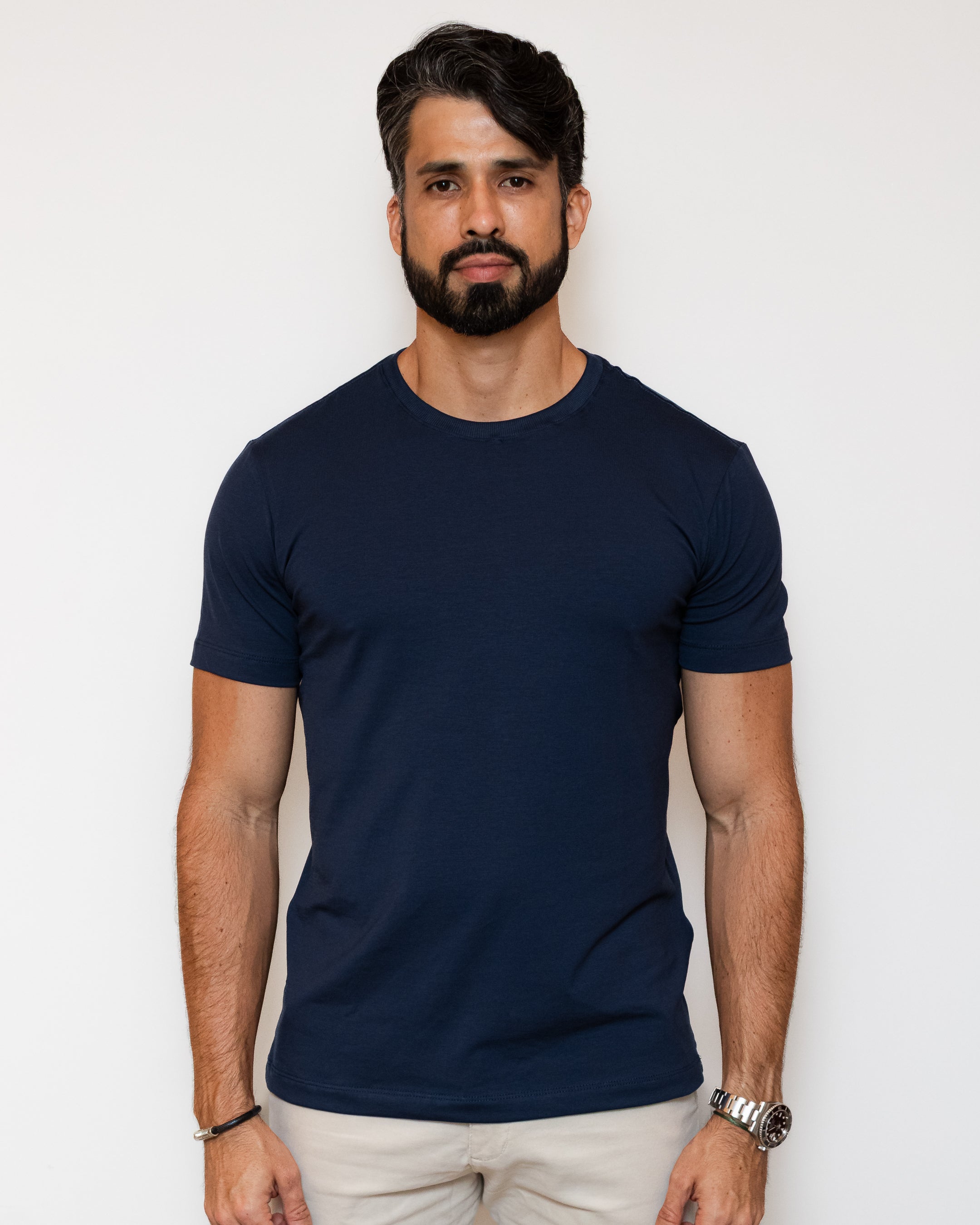 CAMISA COMFORT PIMA  AZUL