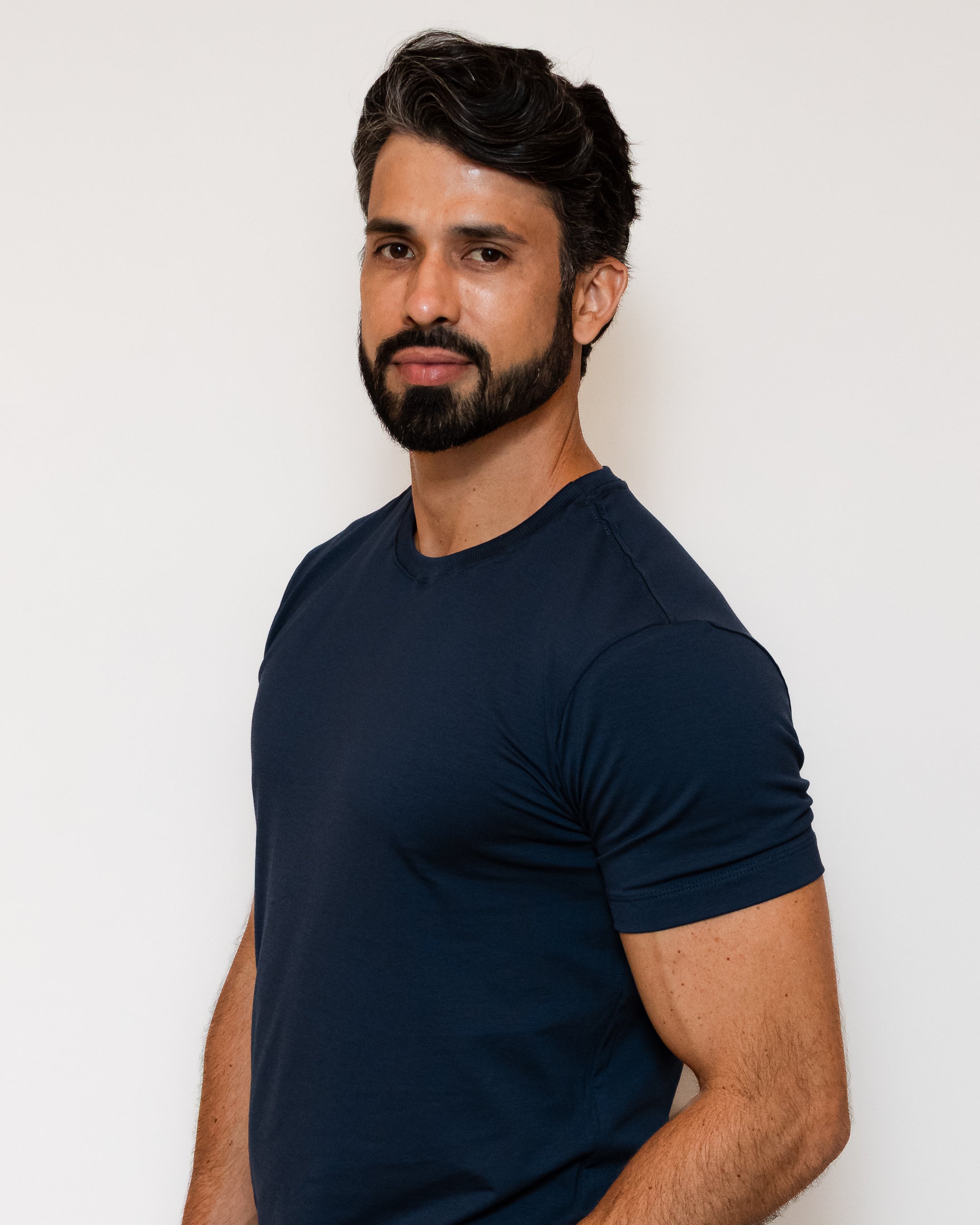 CAMISA COMFORT PIMA  AZUL