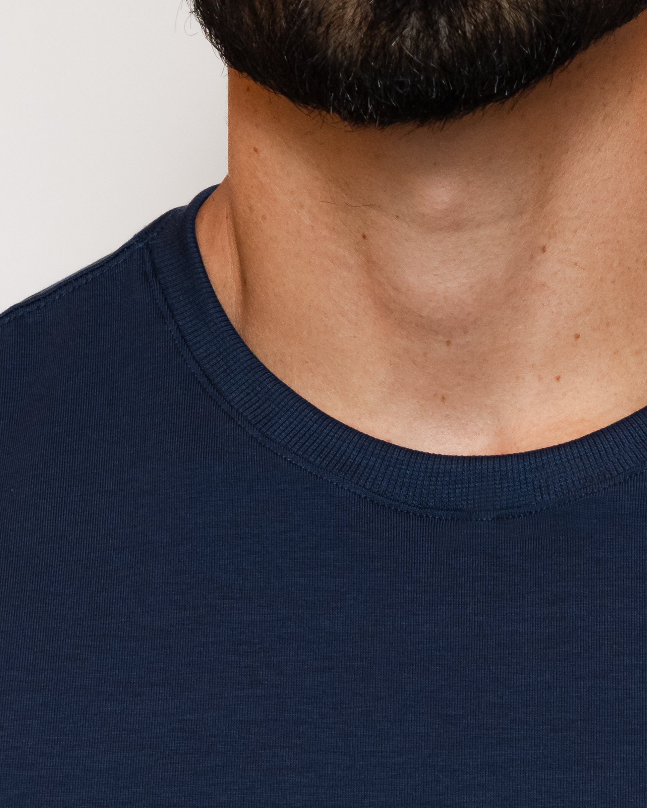 CAMISA COMFORT PIMA  AZUL