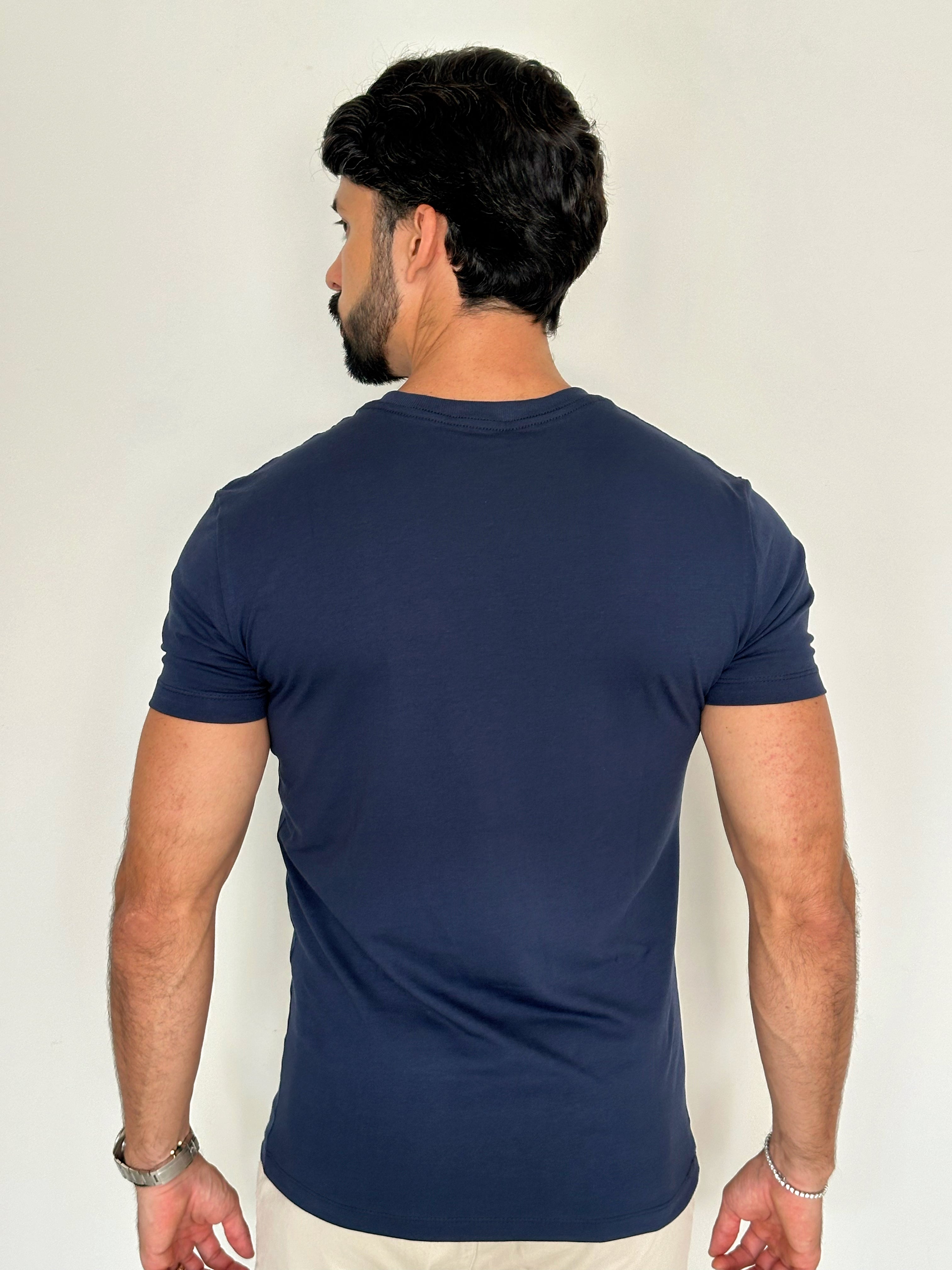 CAMISA AZUL MARINHO COMFORT PARIS GOLA V