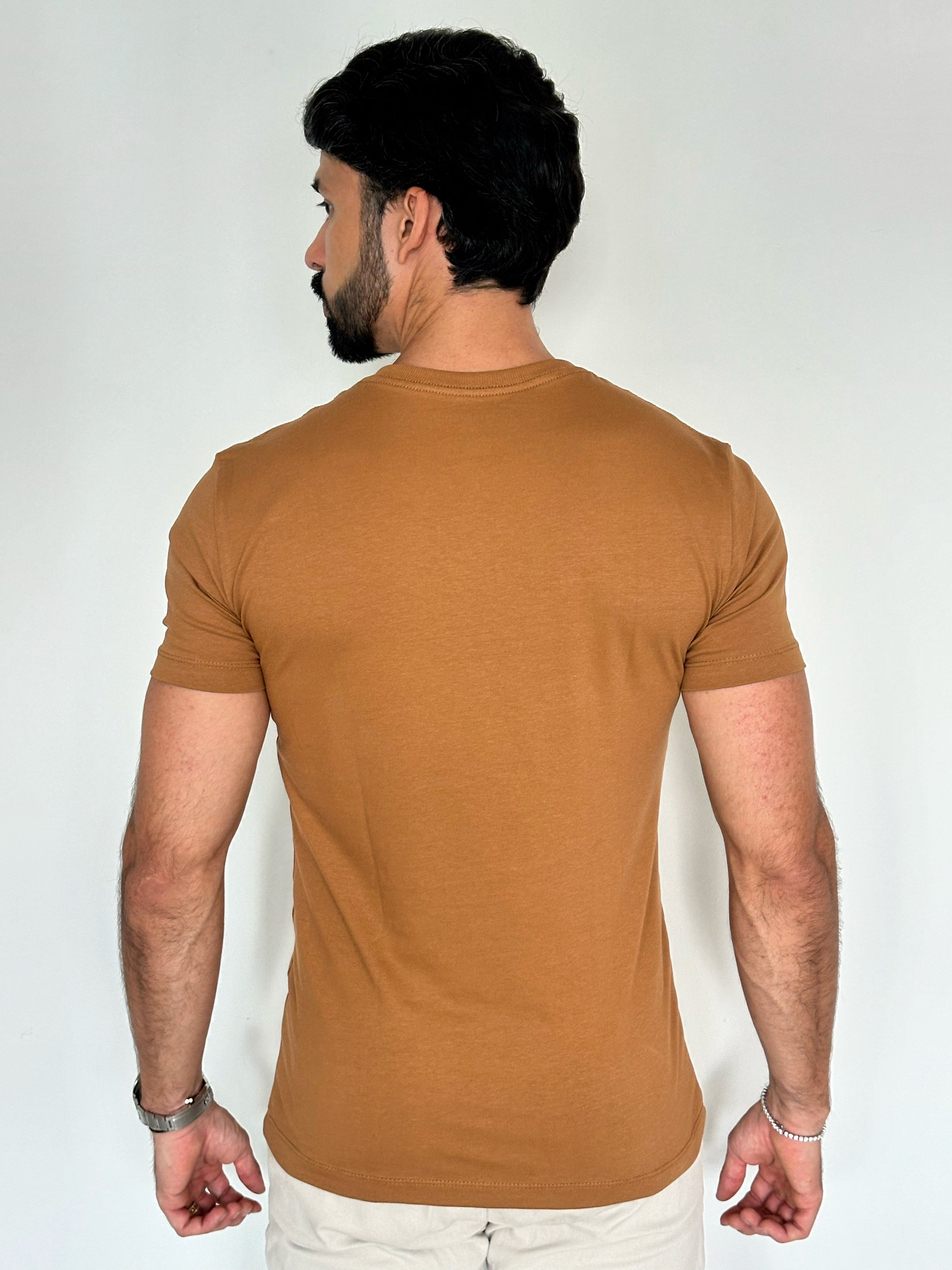 CAMISA CARAMELO COMFORT PARIS GOLA V