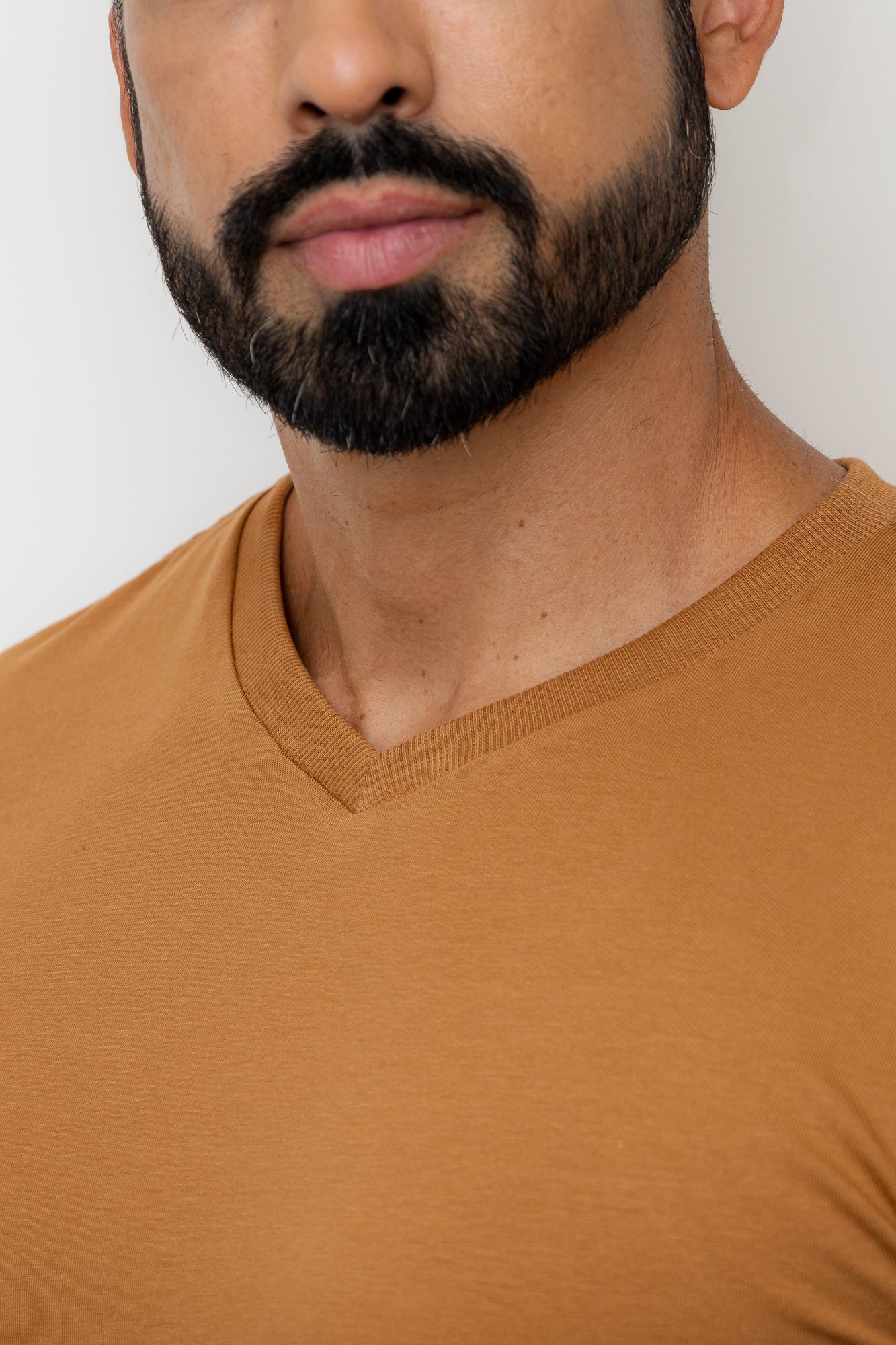 CAMISA CARAMELO COMFORT PARIS GOLA V