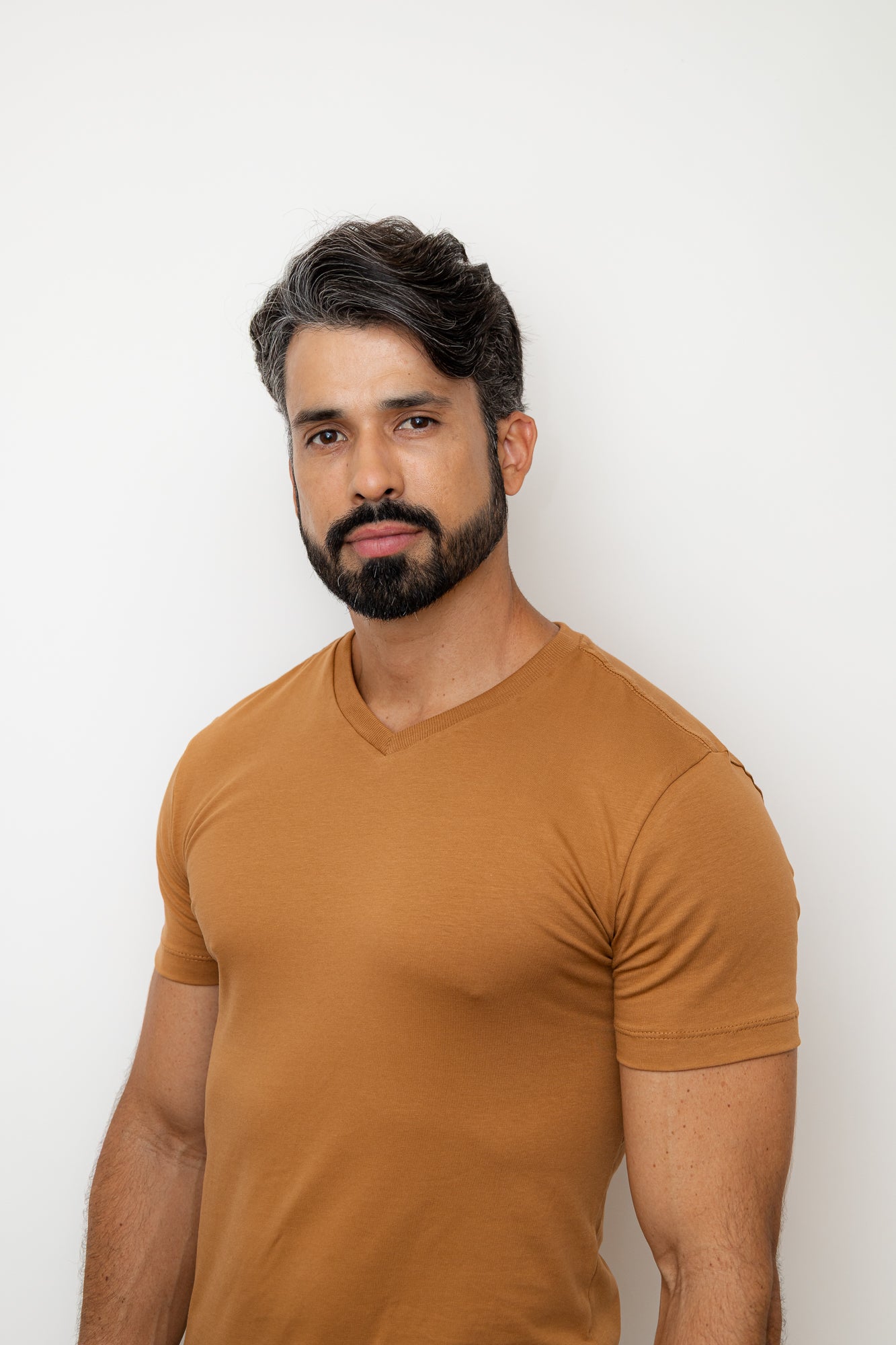 CAMISA CARAMELO COMFORT PARIS GOLA V