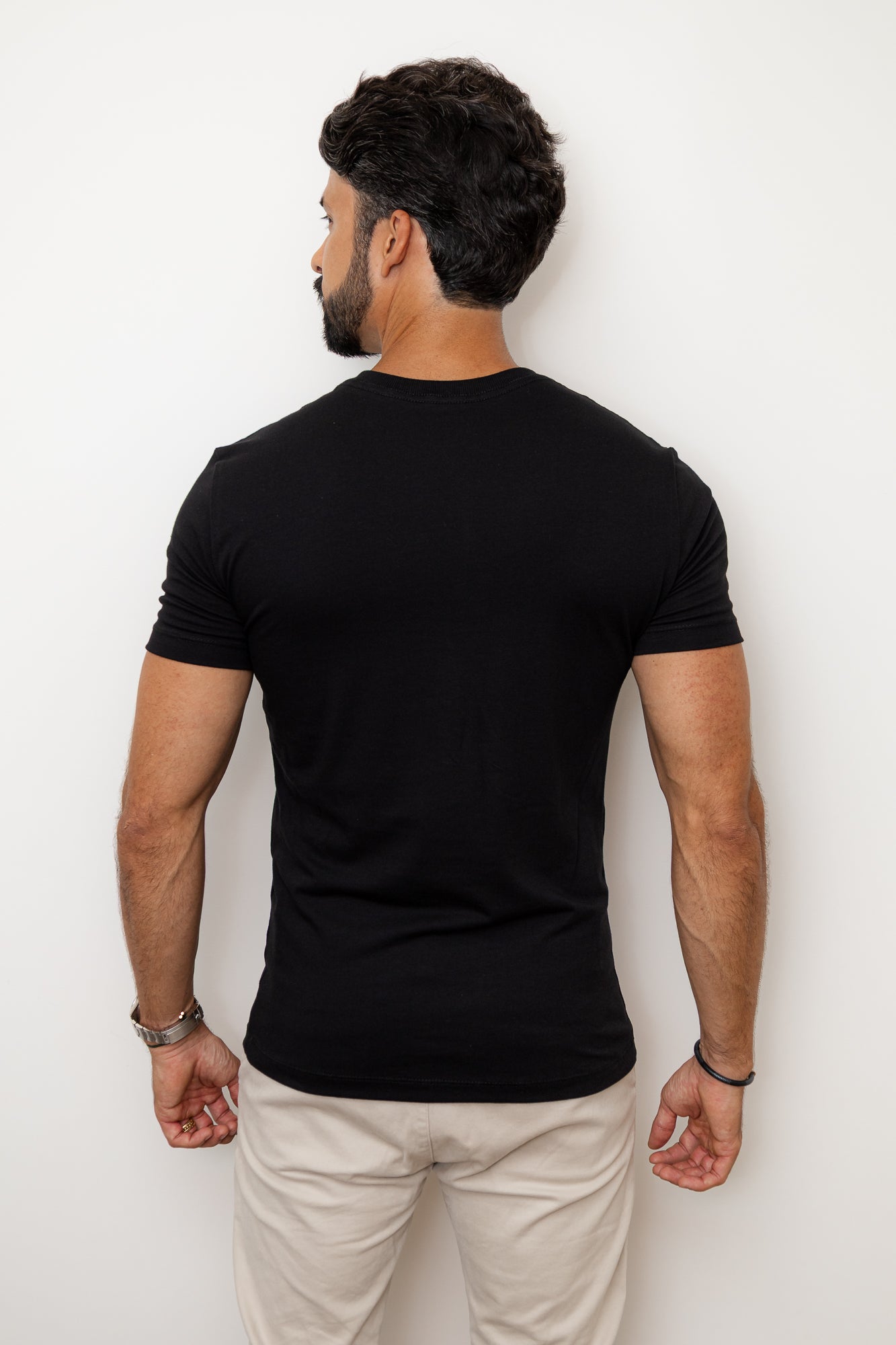 CAMISA PRETA COMFORT PARIS GOLA V