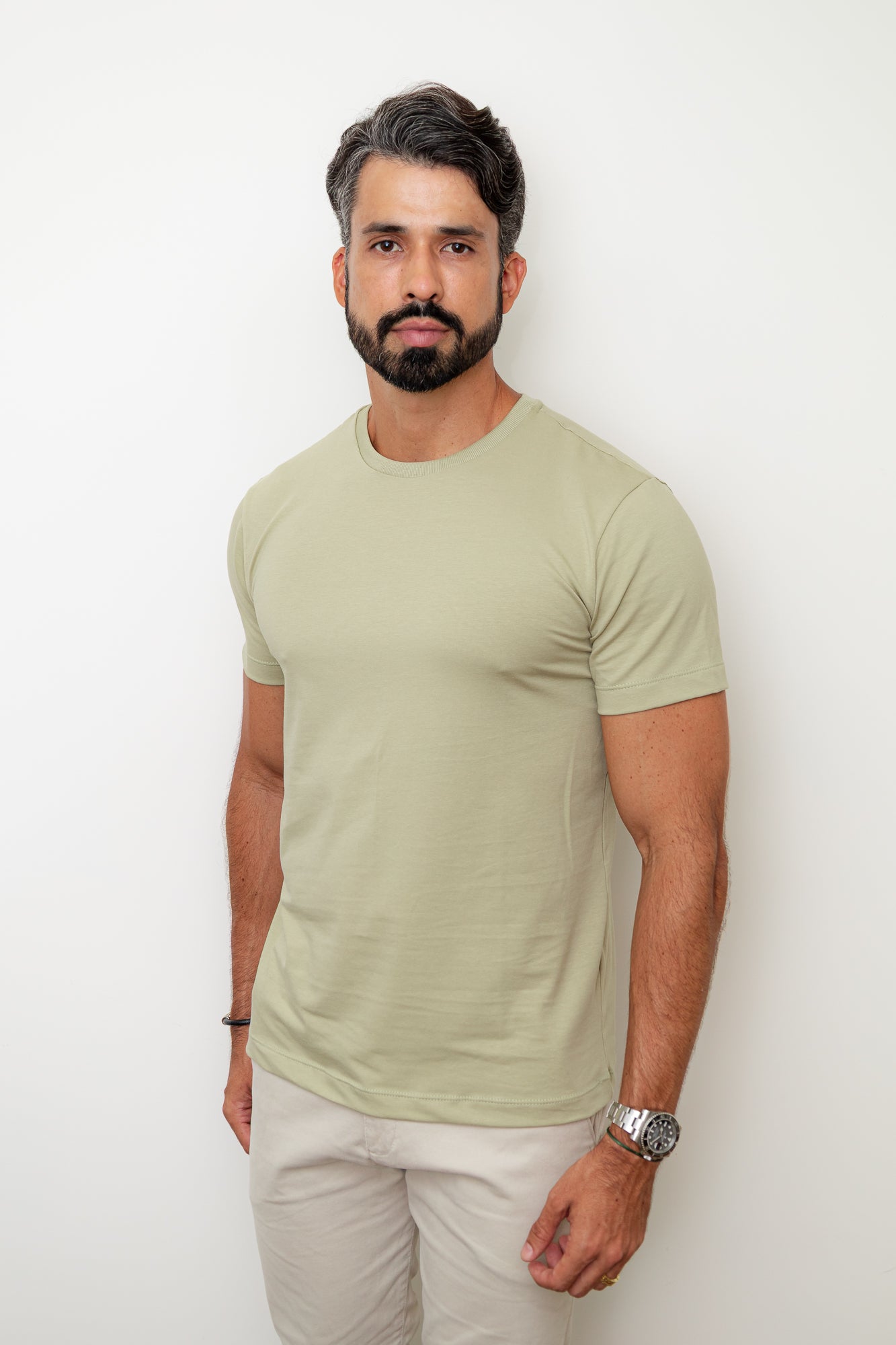 CAMISA COMFORT PARIS GOLA O VERDE