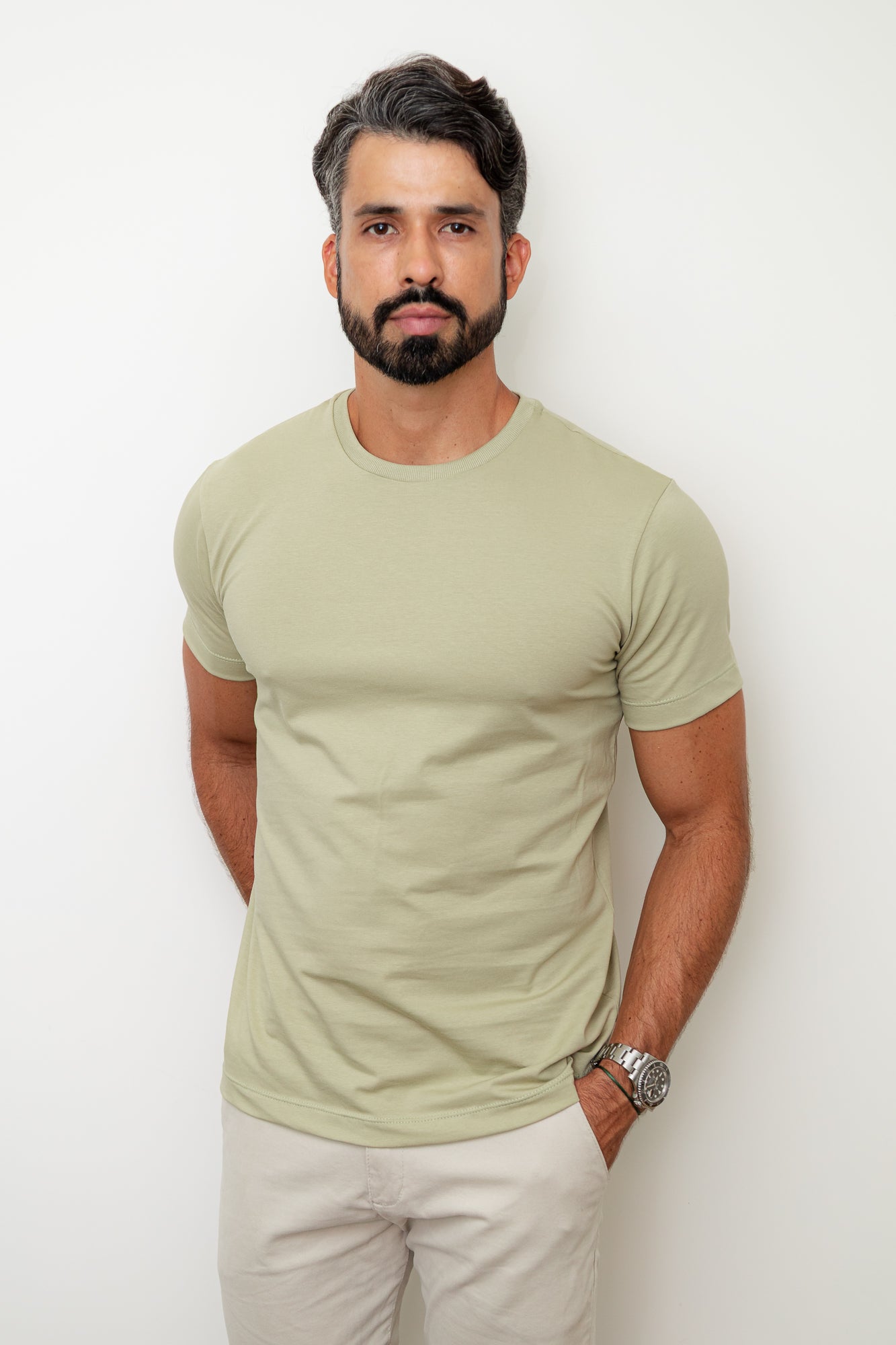 CAMISA COMFORT PARIS GOLA O VERDE