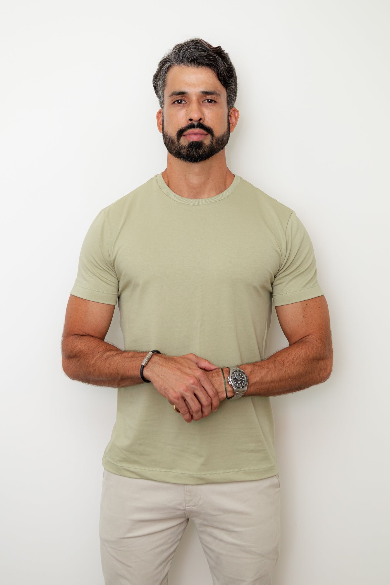 CAMISA COMFORT PARIS GOLA O VERDE