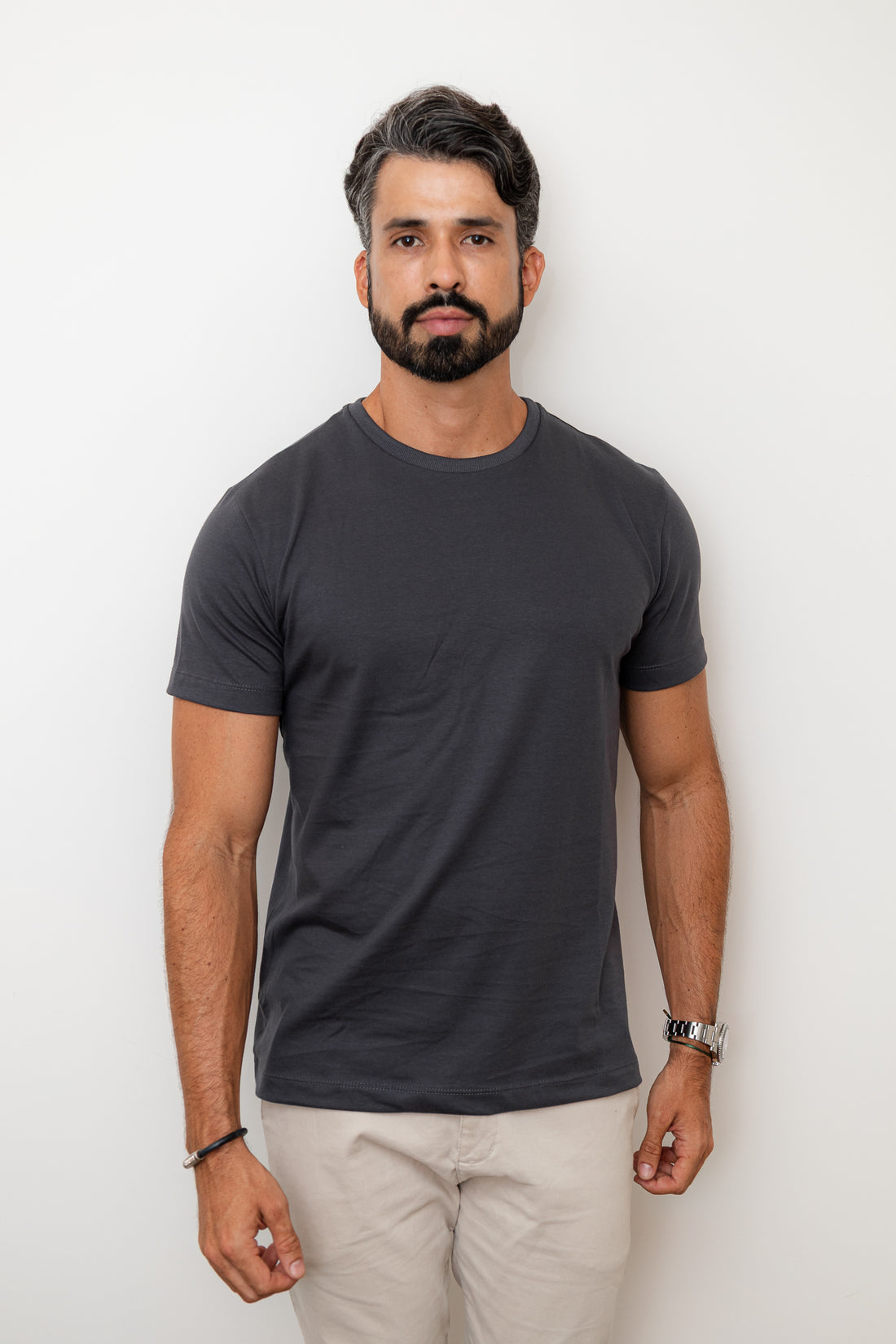 CAMISA COMFORT PARIS GOLA O CINZA