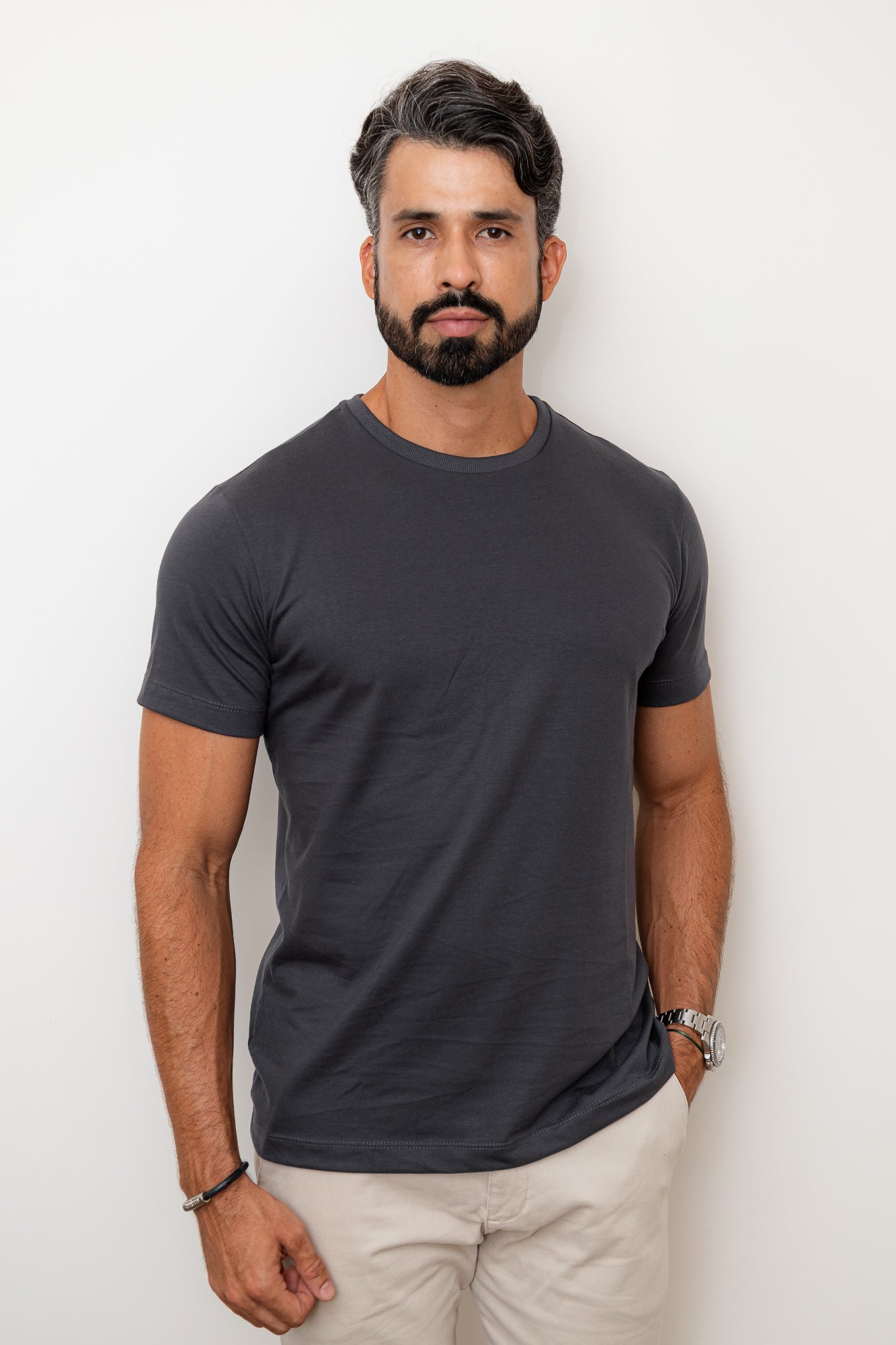 CAMISA COMFORT PARIS GOLA O CINZA