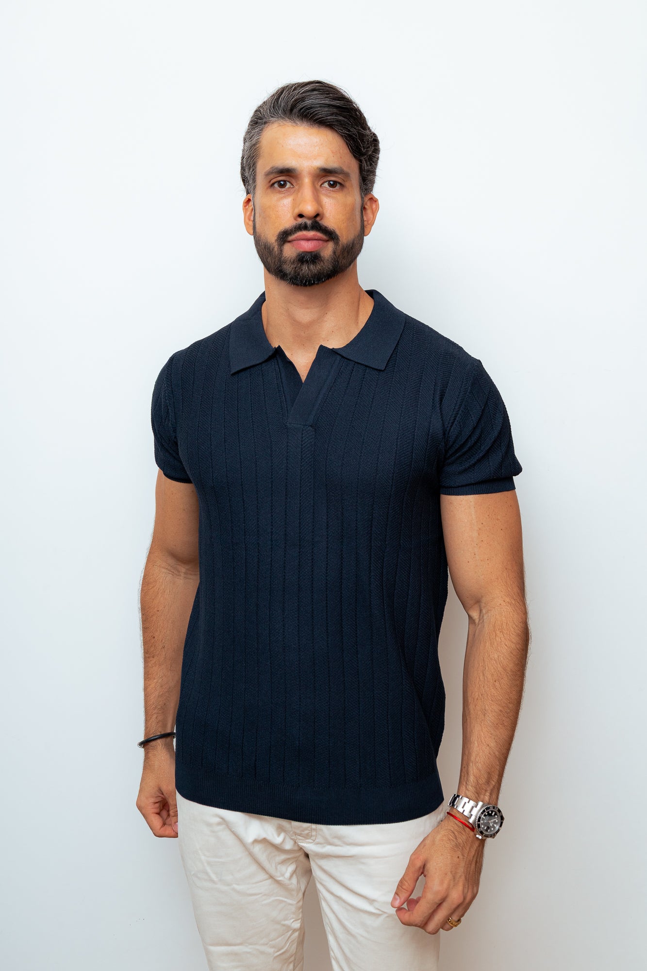 CAMISA POLO VERSAILLES AZUL MARINHO