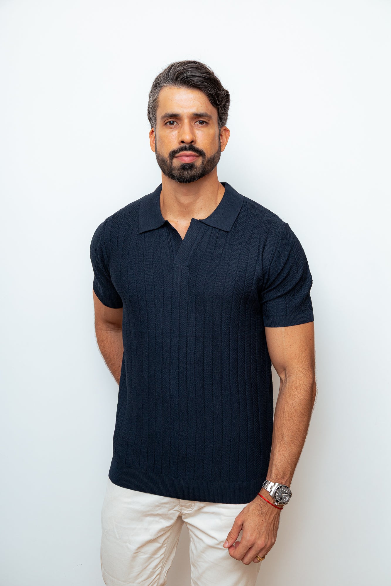 CAMISA POLO VERSAILLES AZUL MARINHO