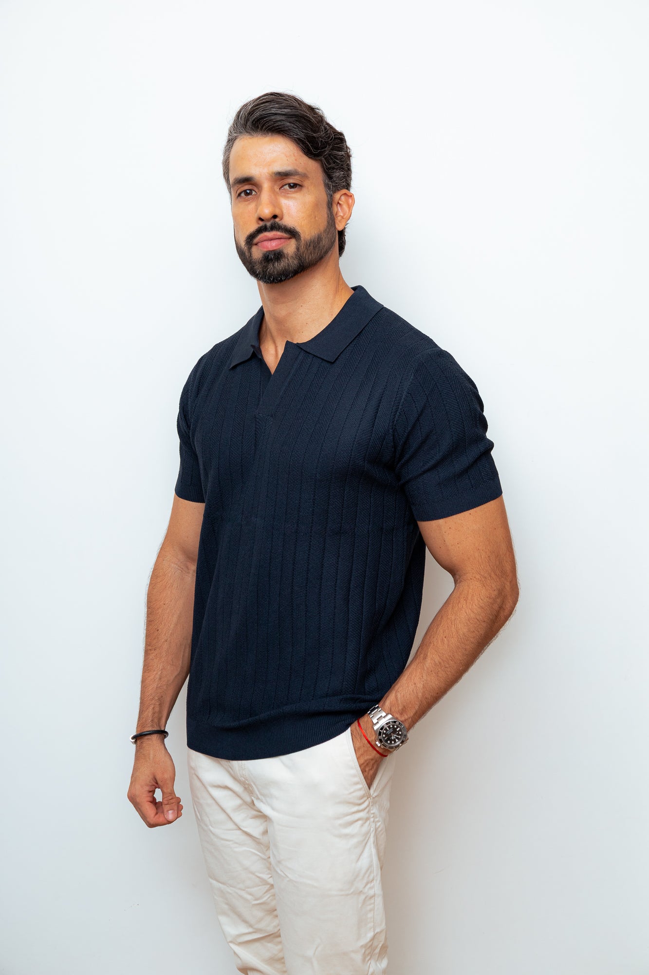 CAMISA POLO VERSAILLES AZUL MARINHO