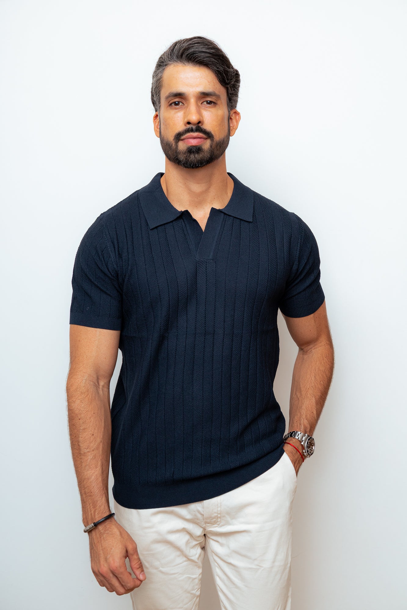 CAMISA POLO VERSAILLES AZUL MARINHO