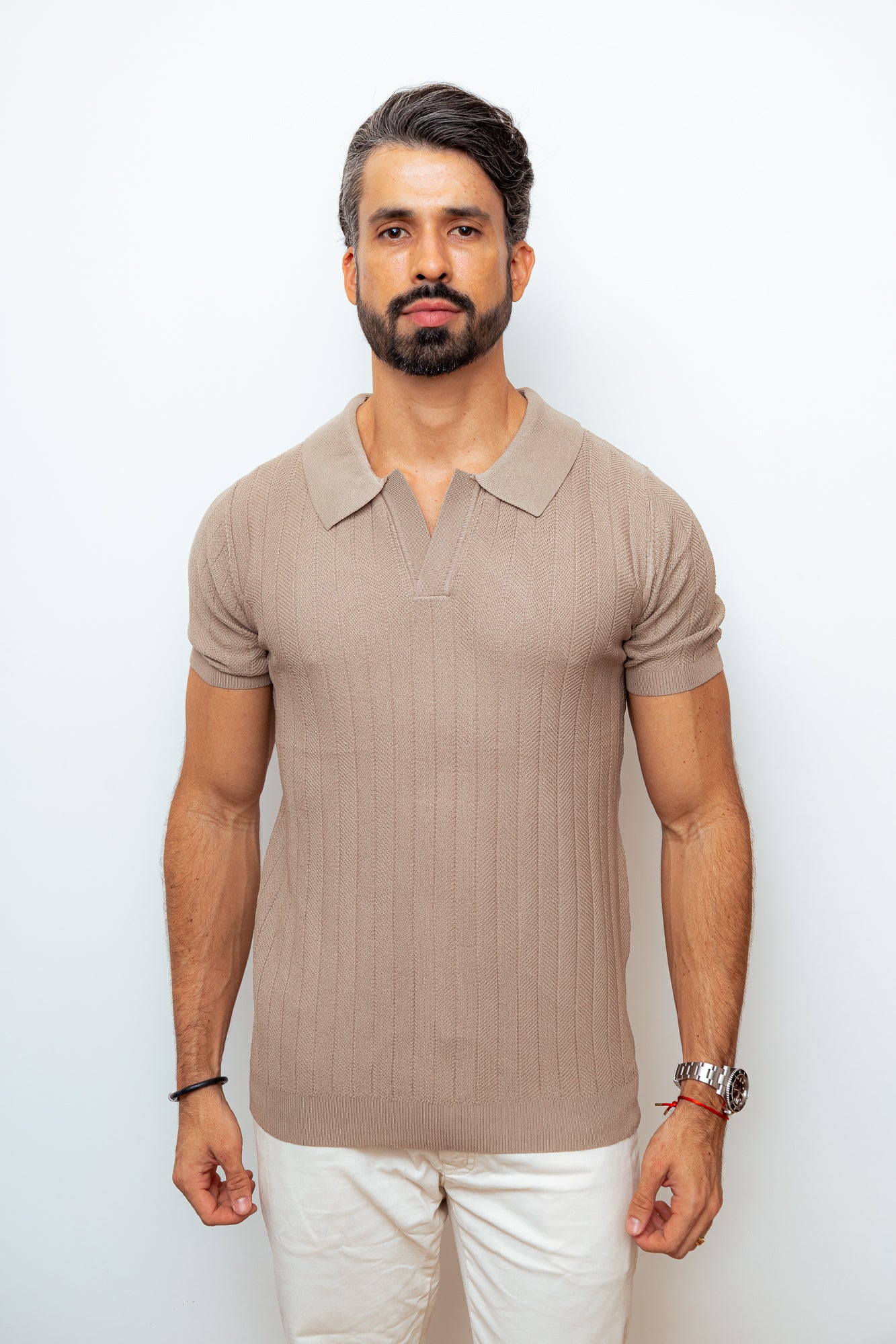 CAMISA POLO VERSAILLES CAQUI