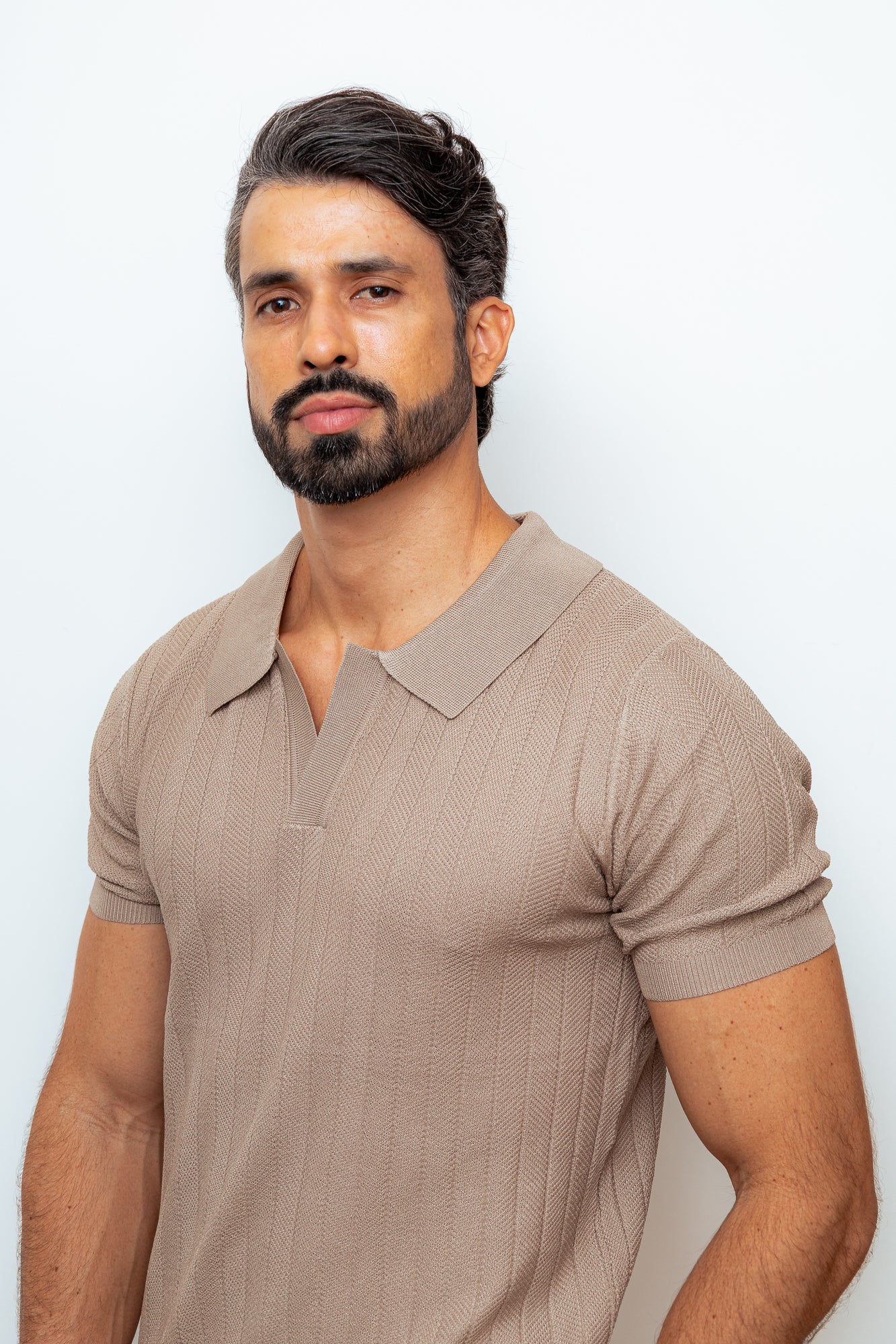 CAMISA POLO VERSAILLES CAQUI