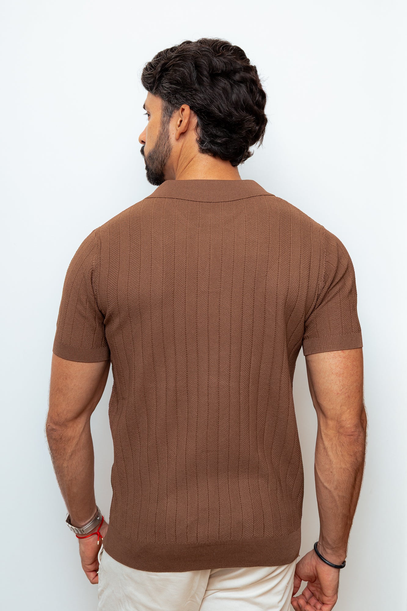 CAMISA POLO VERSAILLES MARROM