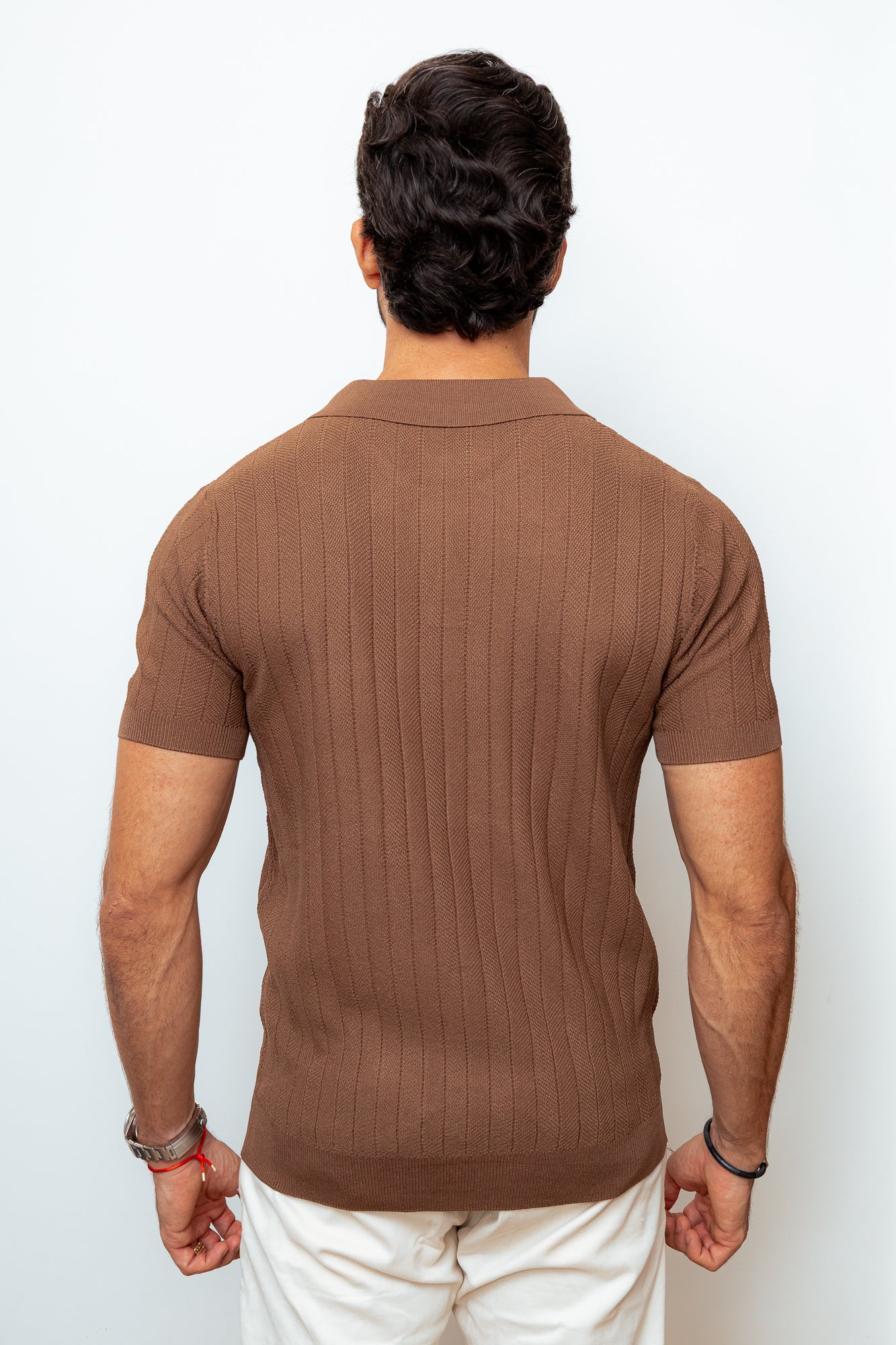 CAMISA POLO VERSAILLES MARROM