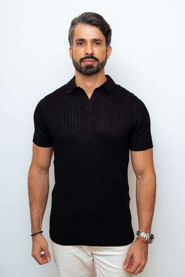 CAMISA POLO LOUVRE PRETA