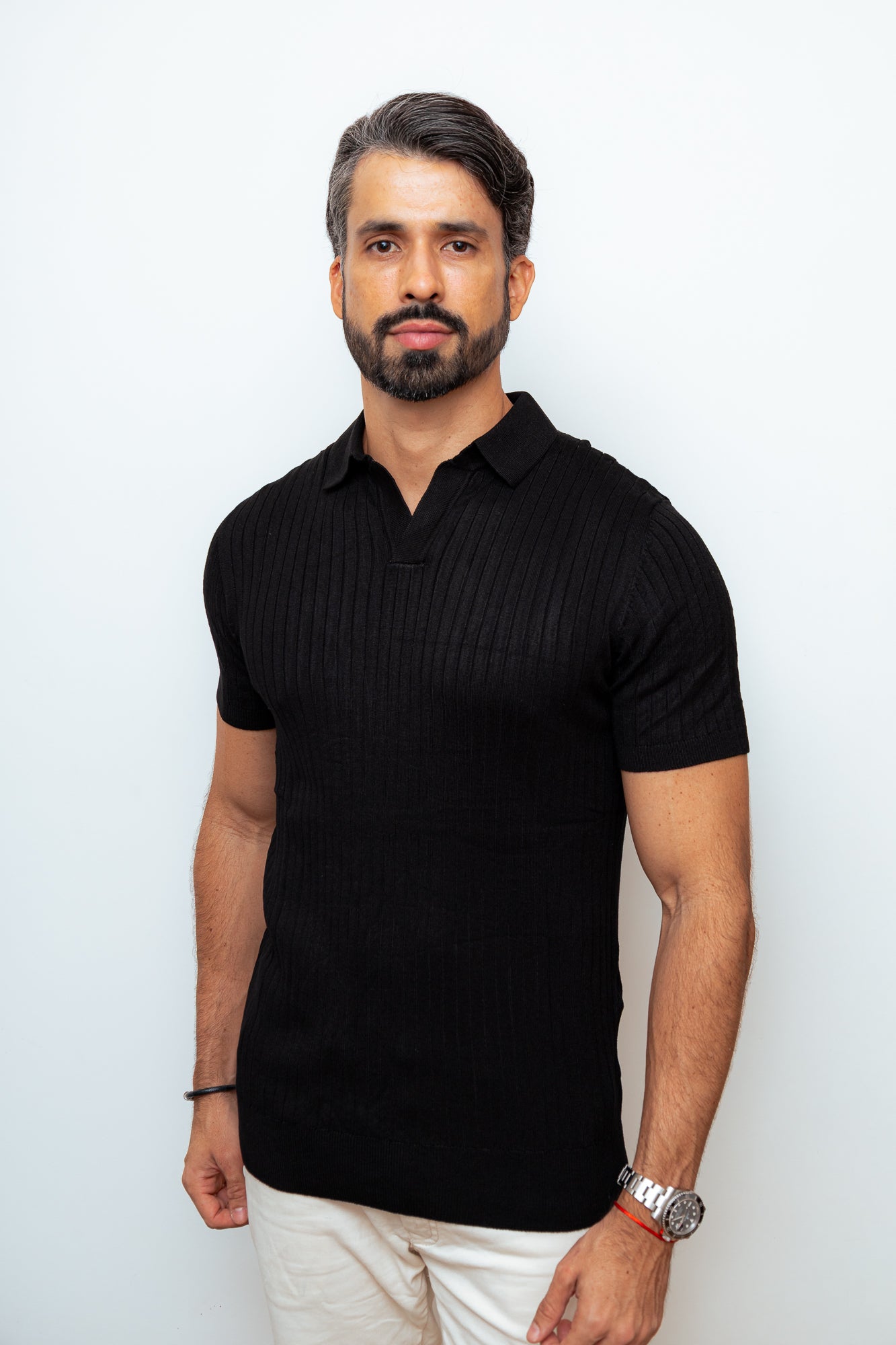 CAMISA POLO LOUVRE PRETA