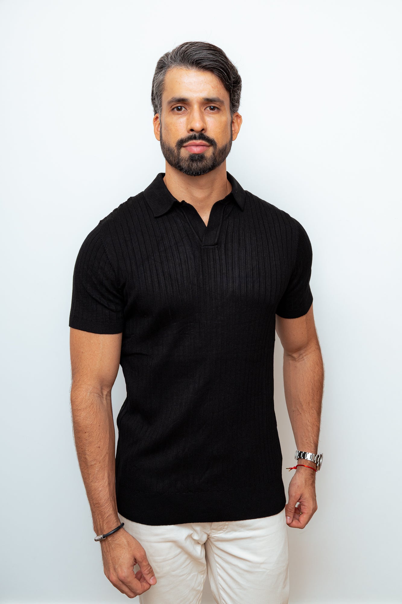 CAMISA POLO LOUVRE PRETA