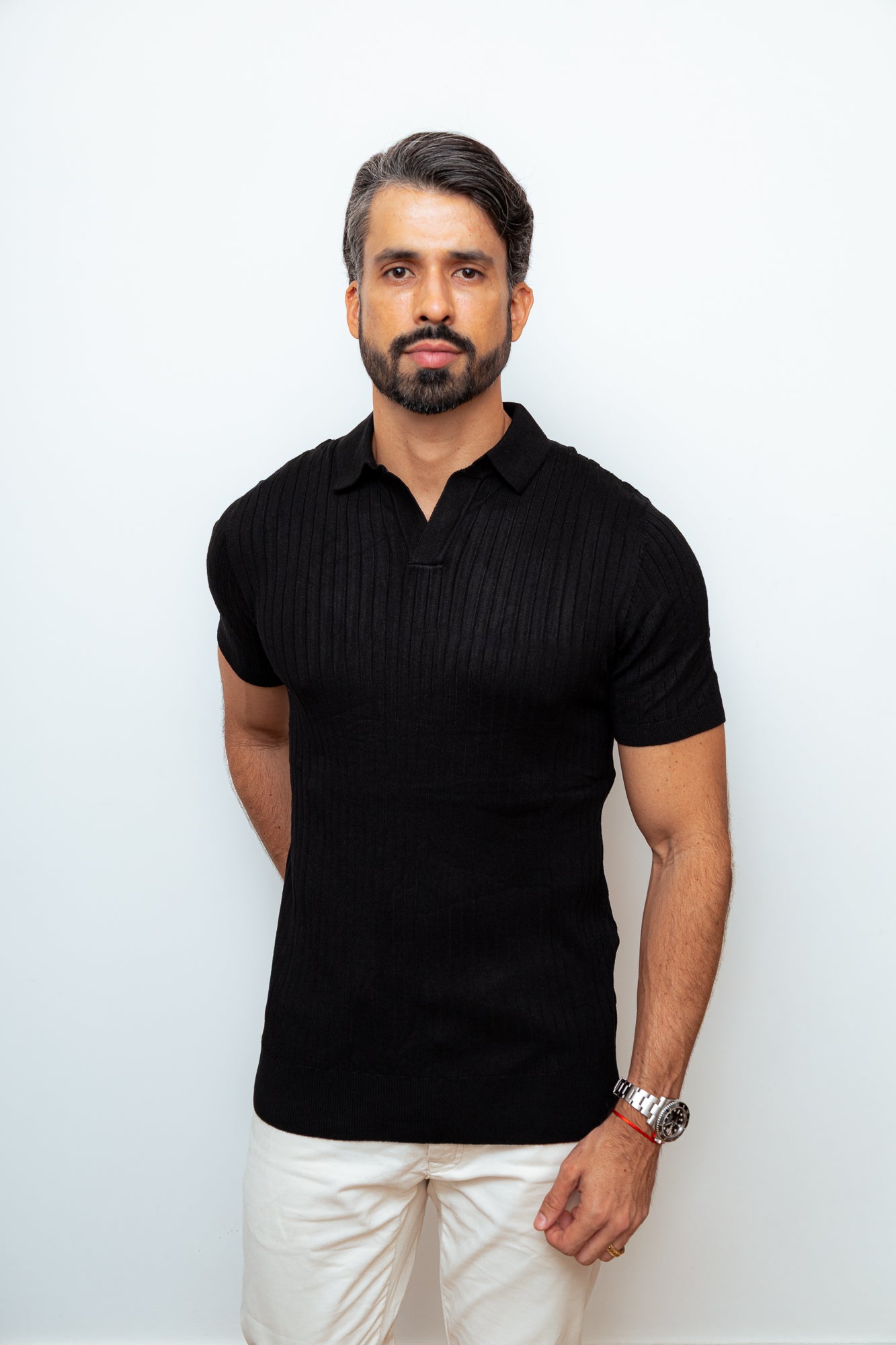 CAMISA POLO LOUVRE PRETA