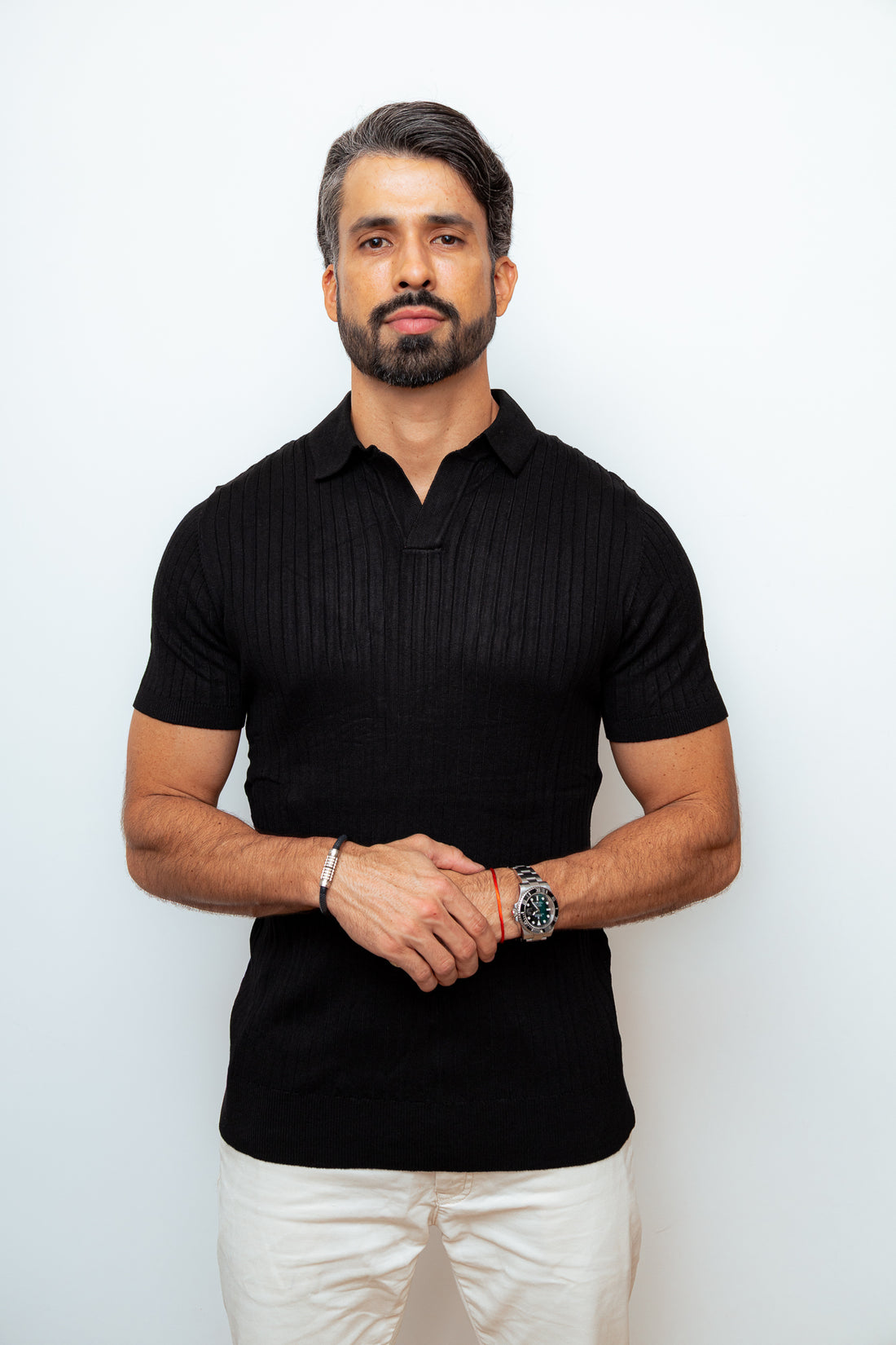 CAMISA POLO LOUVRE PRETA