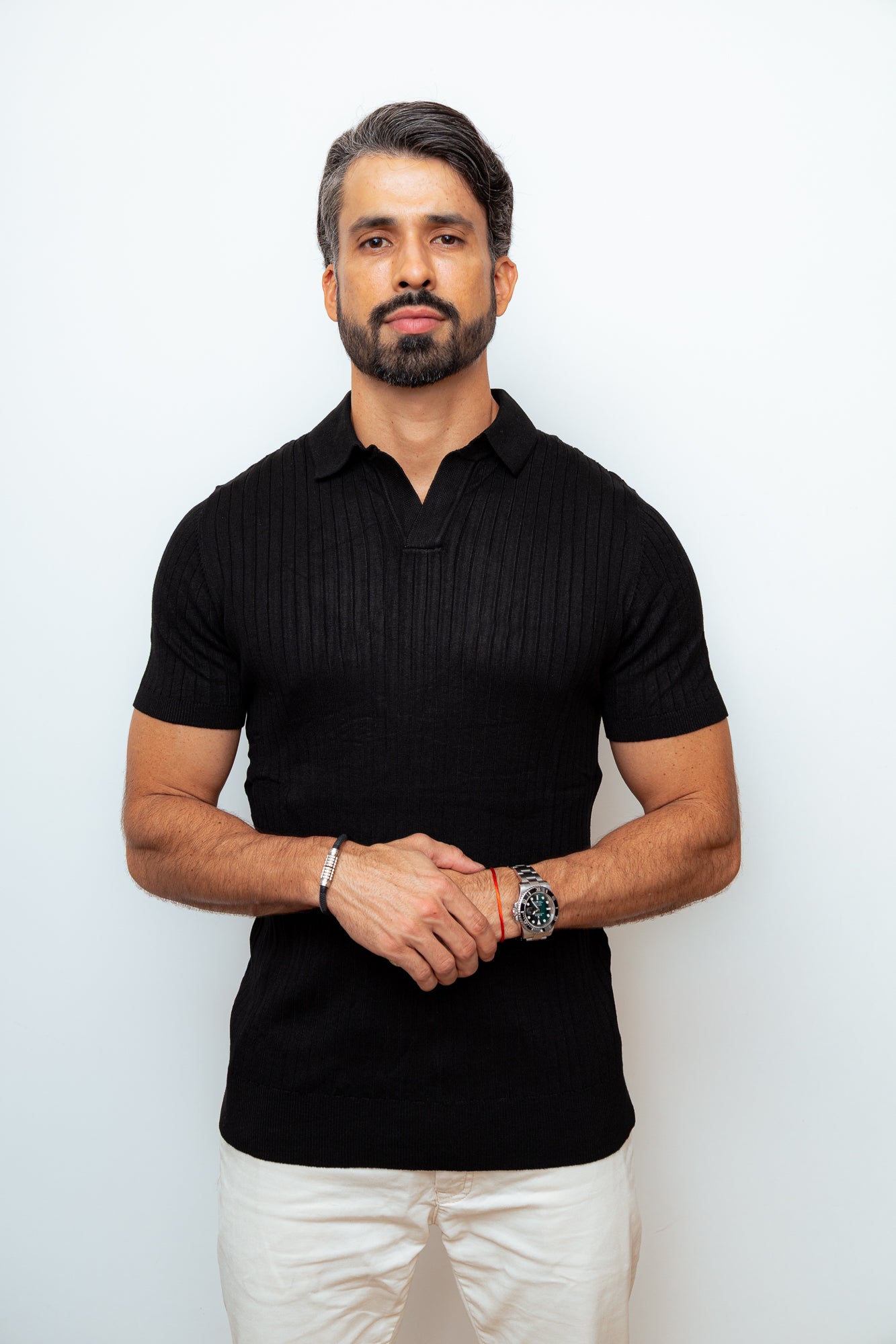 CAMISA POLO LOUVRE PRETA