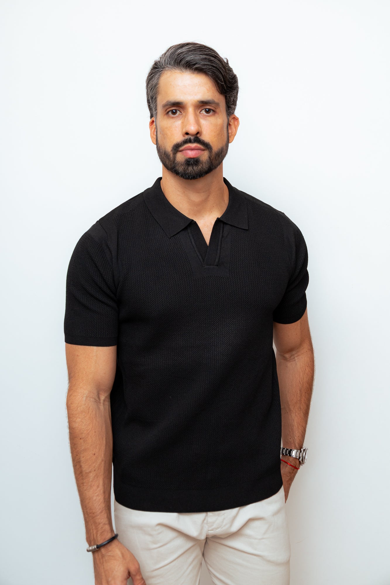 CAMISA POLO PARIS PRETA