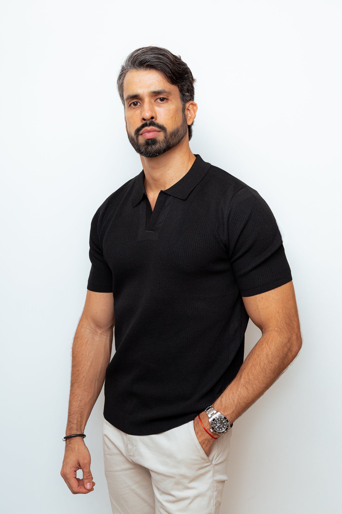 CAMISA POLO PARIS PRETA