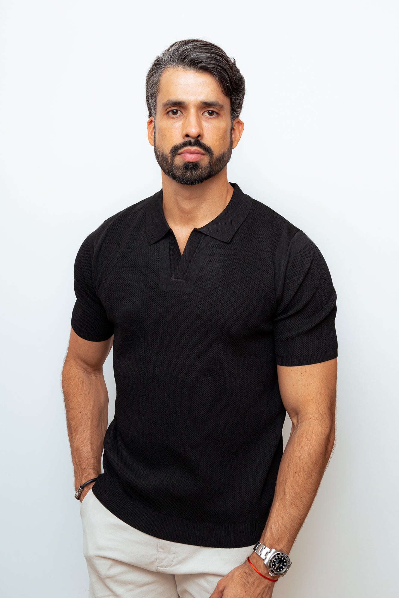 CAMISA POLO PARIS PRETA