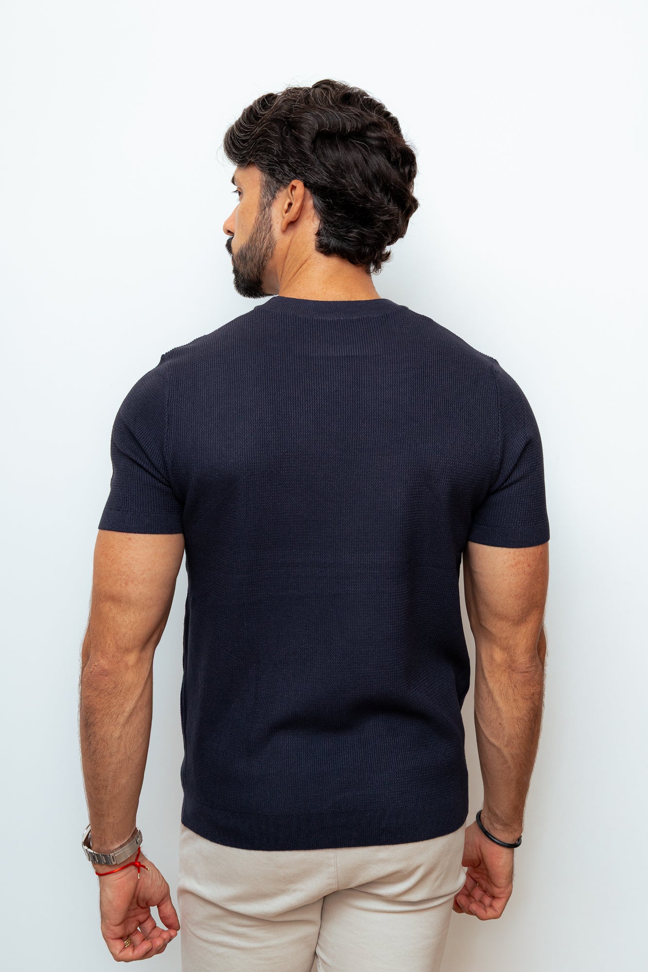 CAMISA TRICOT PARIS AZUL MARINHO